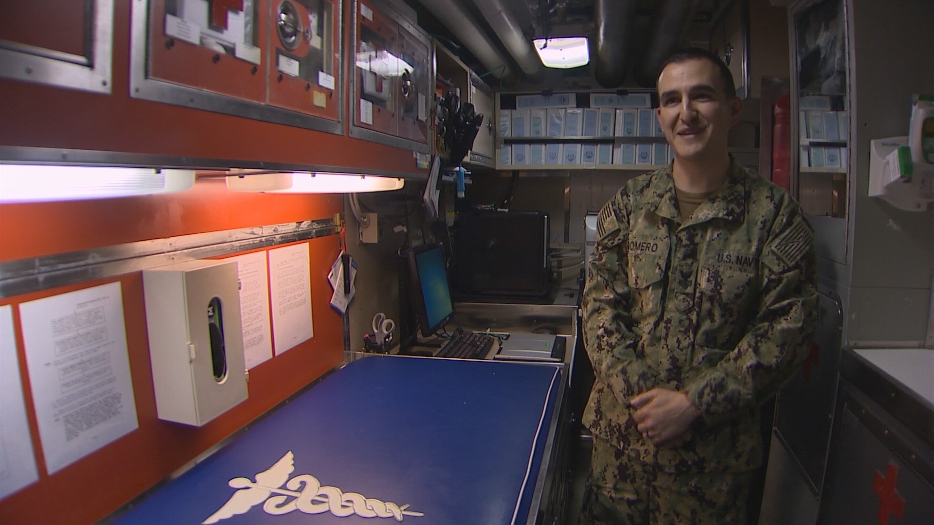 From the bunkhouse to sick bay, Navy crew members describe what it’s like to live on board an Ohio-class nuclear submarine for months at a time.