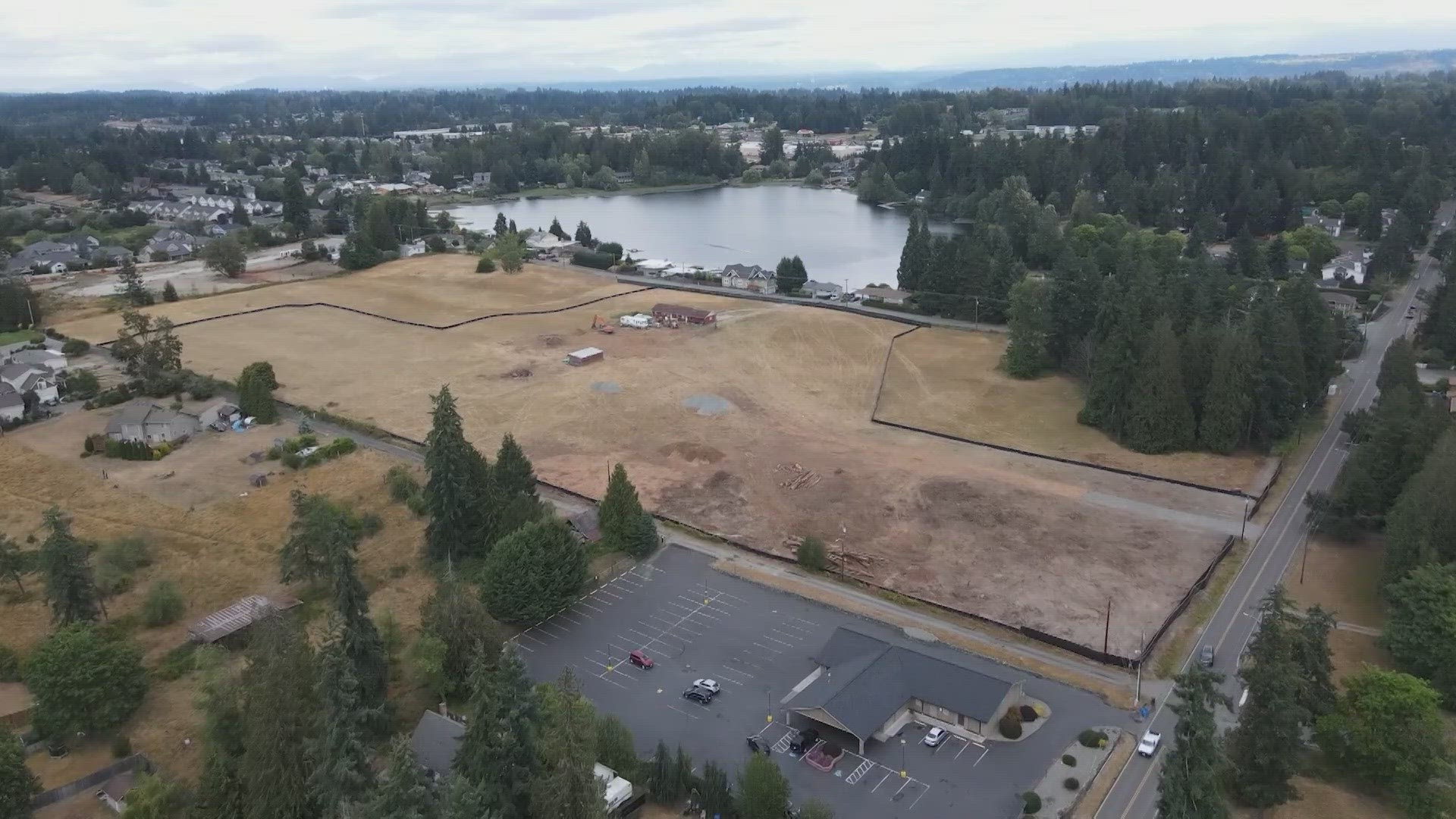 The state is coming down on the controversial building of a megachurch in Pierce County. State officials say church contractors are violating environmental laws.