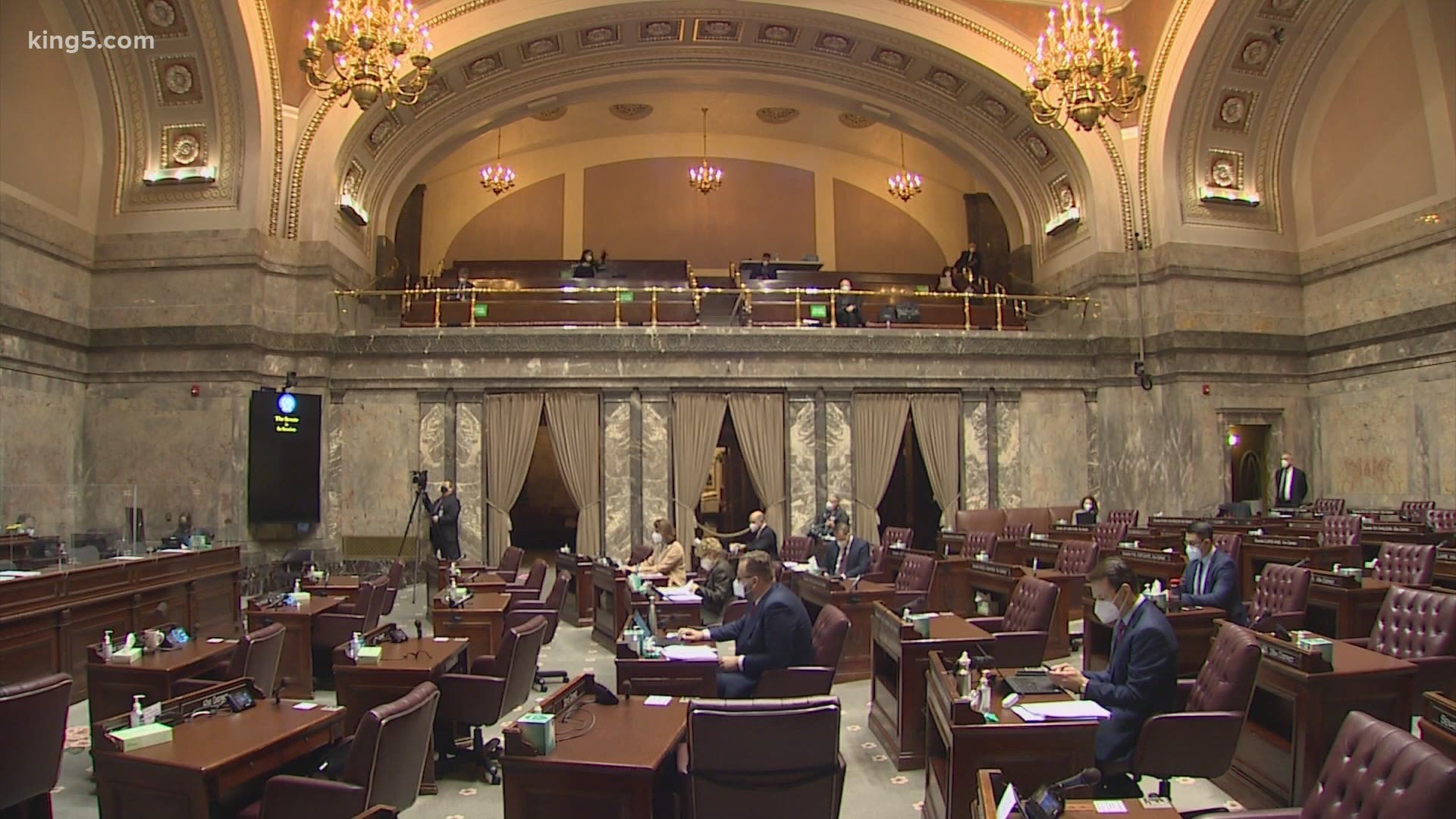 There has been increased security at the state Capitol in Olympia since the start of the legislative session last week and it will continue through Inauguration Day.