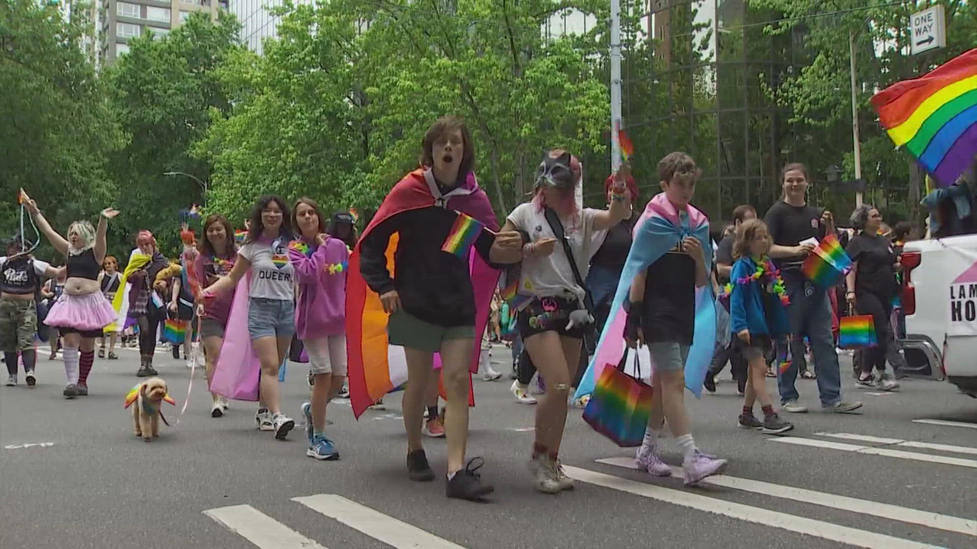 Congresswoman Emily Randall and Seattle community organization Cheer Seattle have been chosen as the 2025 Pride Parade grand marshals.