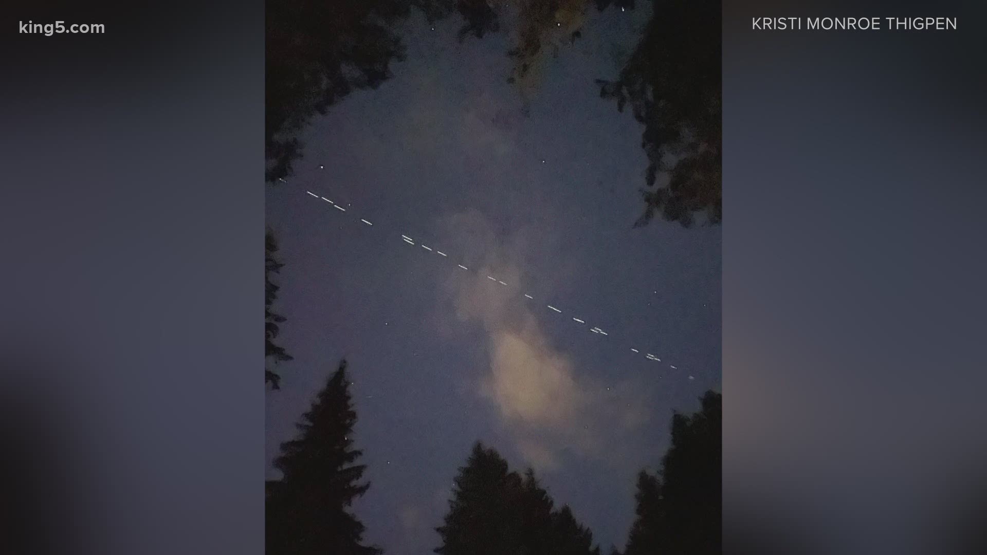 SpaceX launched 60 satellites last week as part of its Starlink program. Those satellites are now visible over western Washington.