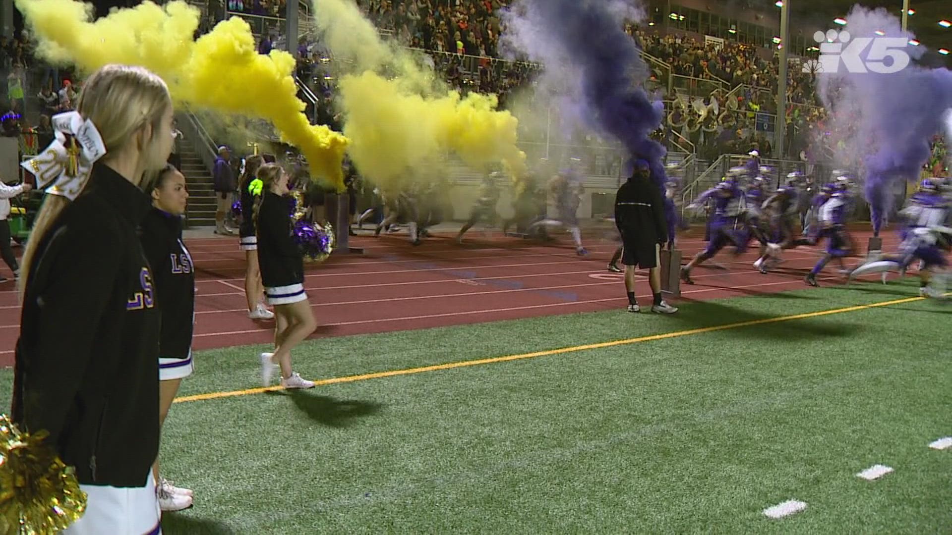 Highlights of Lake Stevens 57-17 win over Glacier Peak