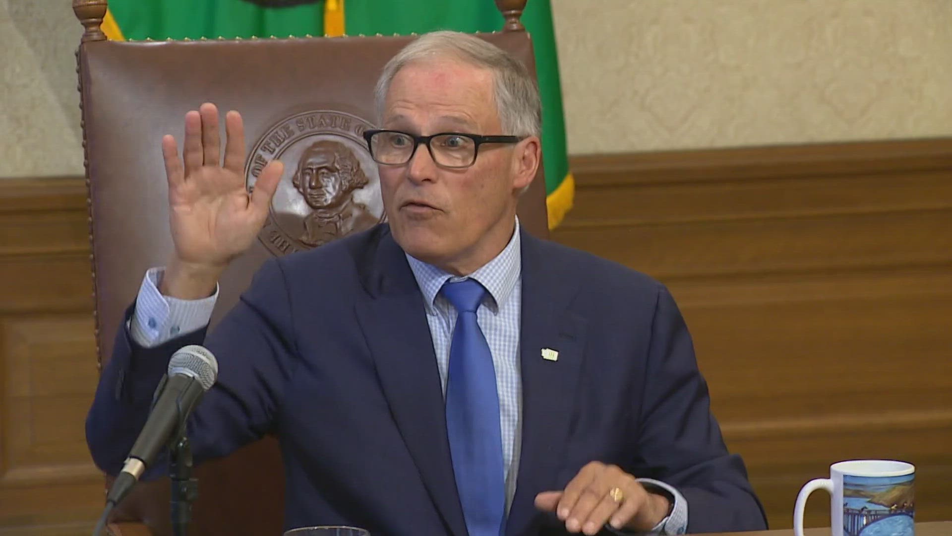Inslee was last reelected in 2020, becoming the second governor in Washington state to be elected to a third consecutive term.
