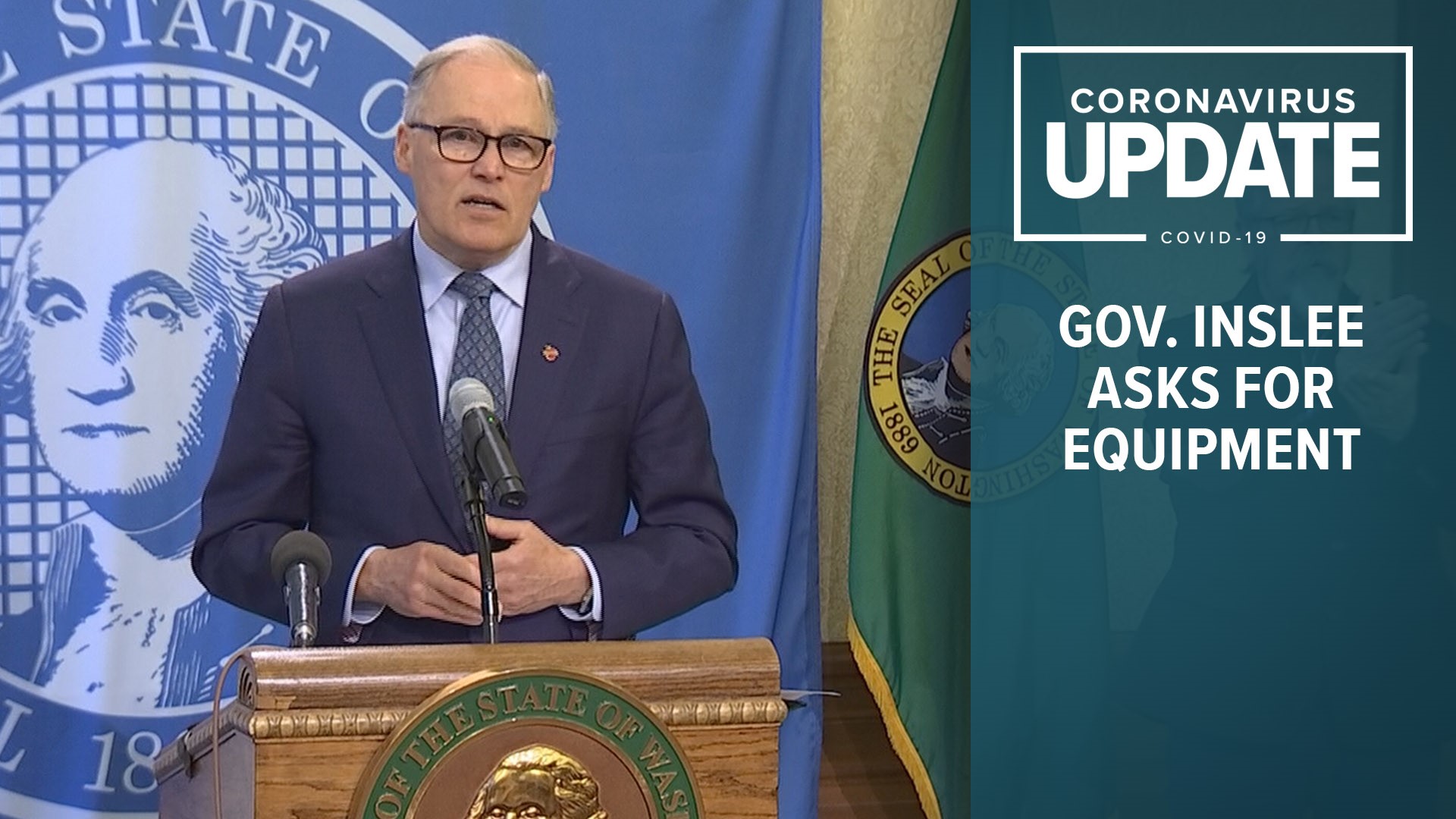 WA governor Jay Inslee is putting a call out for citizens and businesses to help with medical supply shortage.