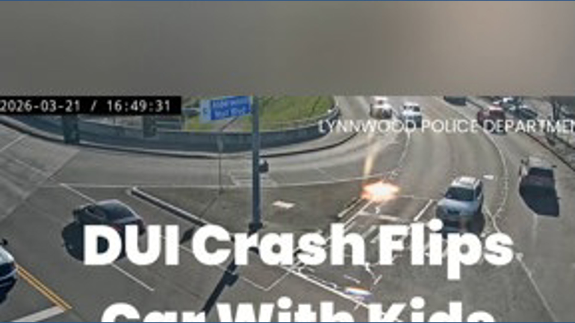 Lynnwood DUI crash flips car with kids inside | king5.com