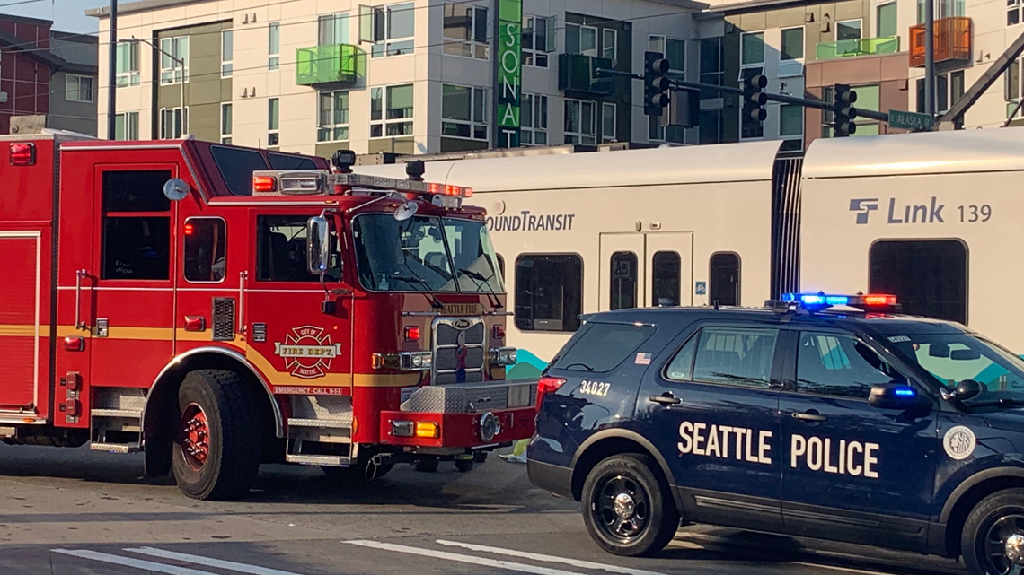 Two die after being struck by light rail train in Seattle | king5.com