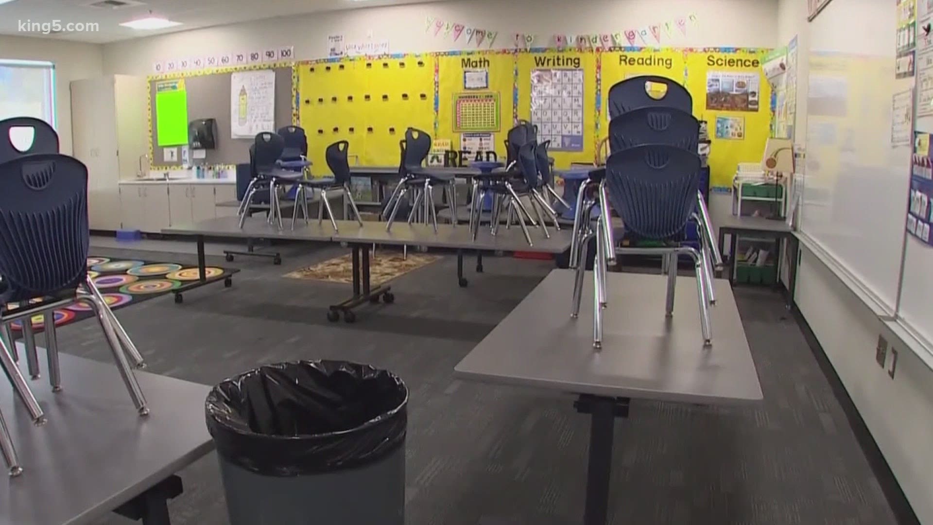 School districts across the state are closely monitoring the number of COVID-19 cases as they work to decide when students can safely go back to the classroom.
