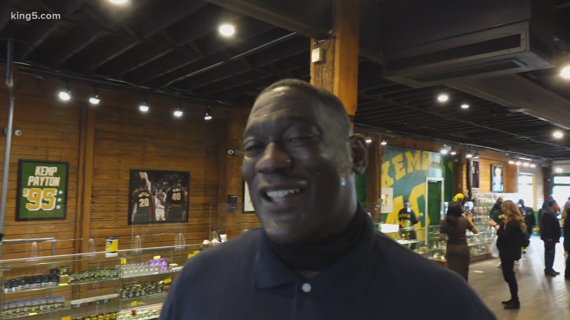 Shawn Kemp played for the Seattle SuperSonics for almost a decade. He opened Shawn Kemp's Cannabis in the city's Belltown neighborhood.