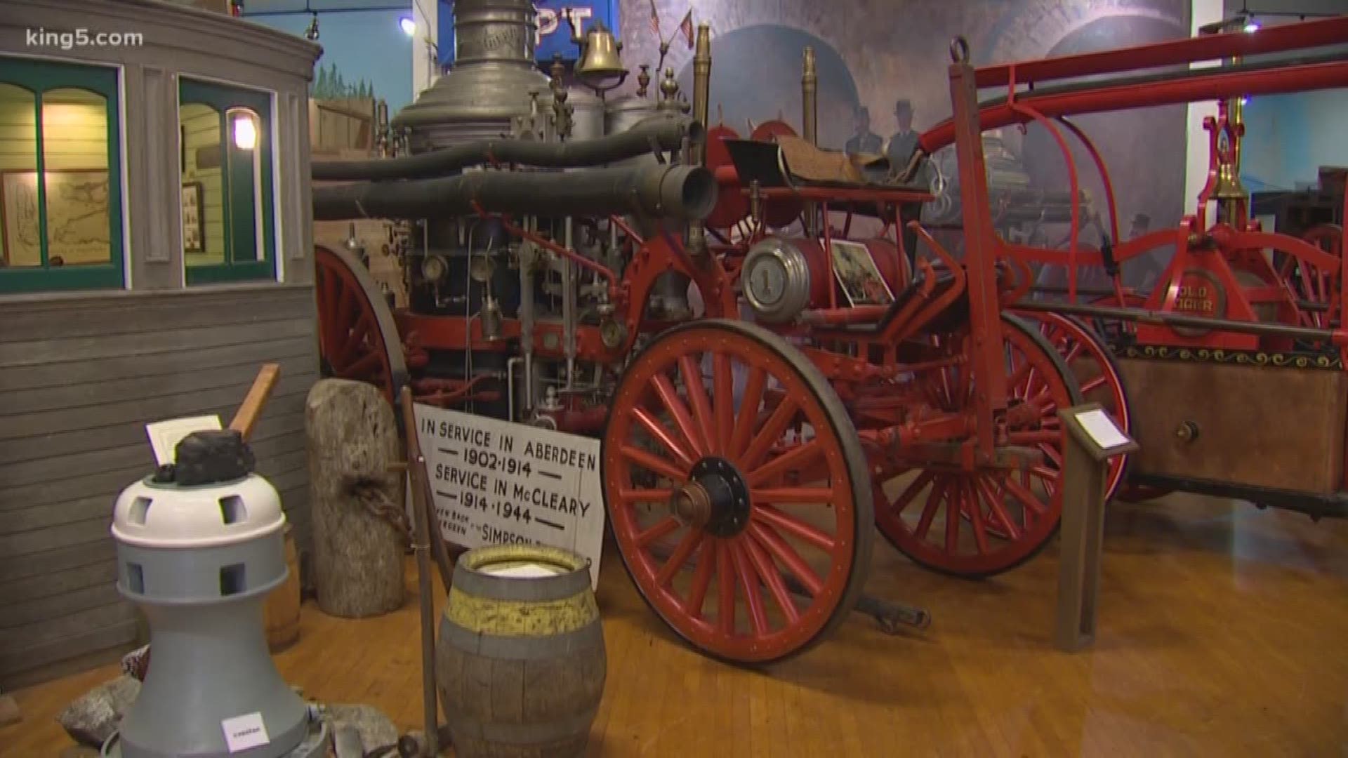 Supporters are looking for a new site for an Aberdeen museum to showcase items salvaged from a 2018 fire. KING 5's Drew Mikkelsen reports.