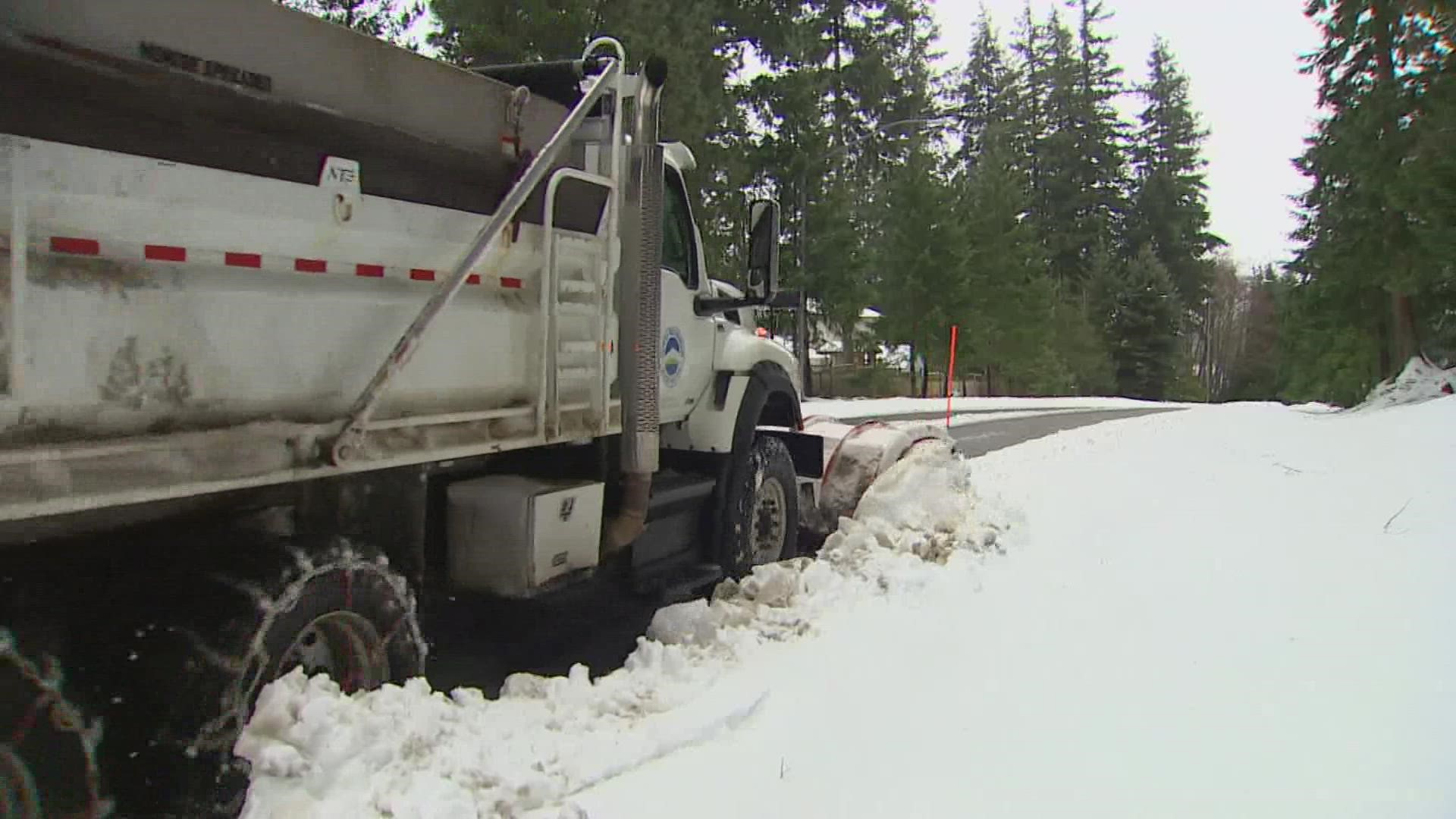 Nearly two months of rain, floods and snow have been relentless for snowplow drivers and mail delivery drivers in Whatcom County.