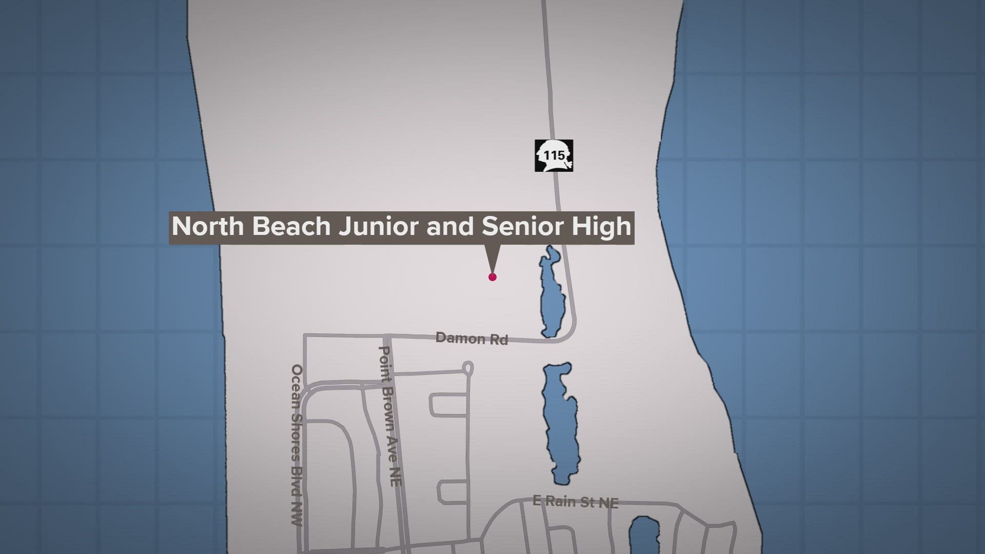 An anonymous 911 call that came in Monday morning warning of pipe bombs and a possible shooting lead to the closing of North Beach Junior & Senior High School