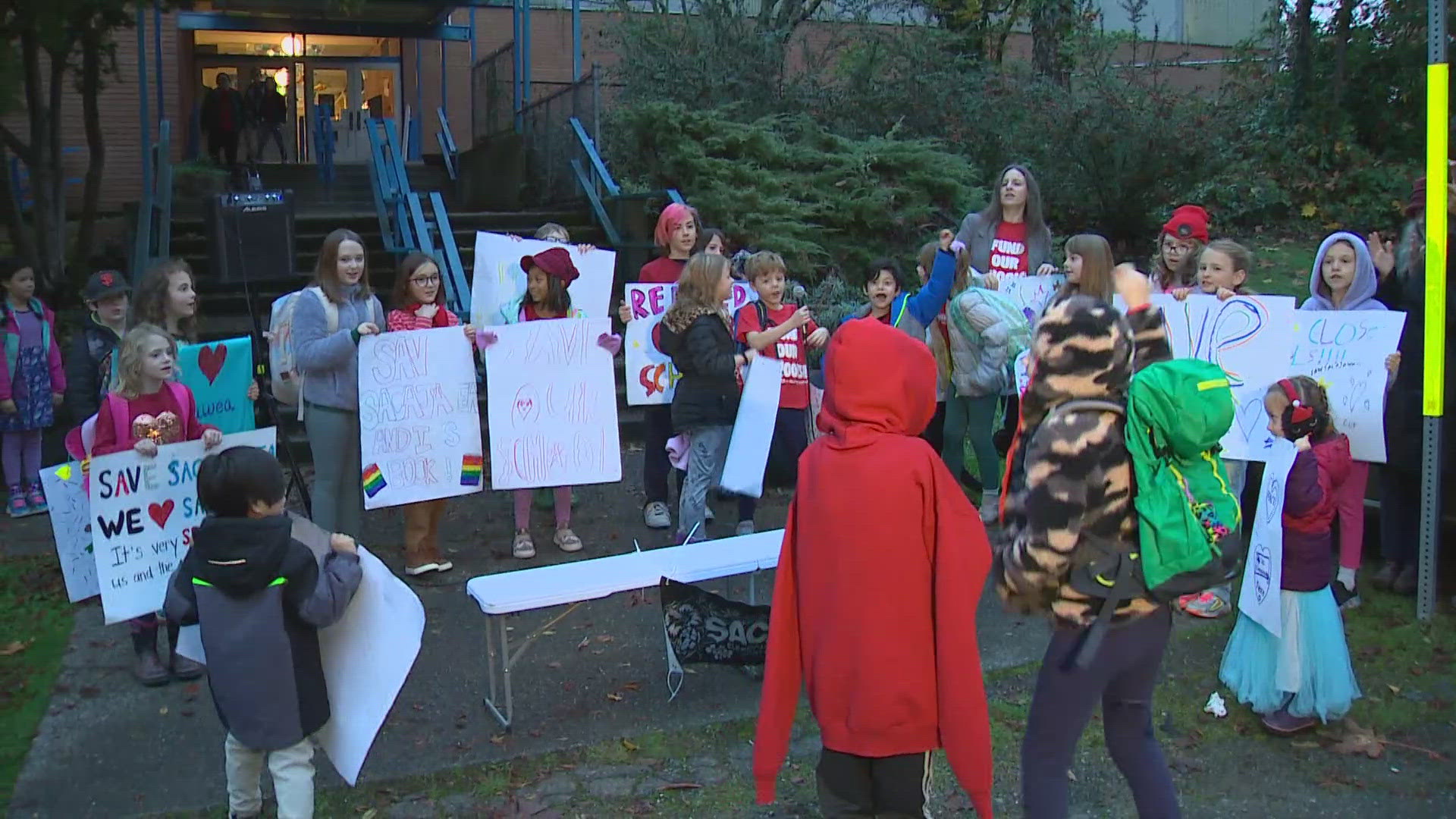 Seattle Public Schools will consider a proposal to close four elementary schools.