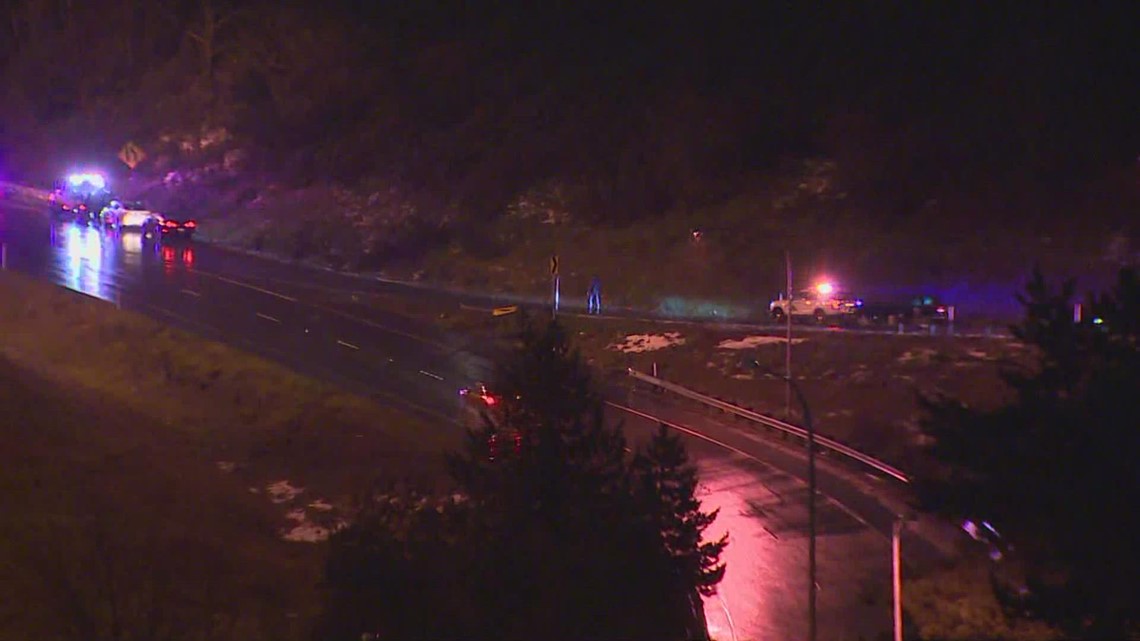 SR 7 ramp to I-5 reopens after WSP trooper involved in 8-12 car crash ...