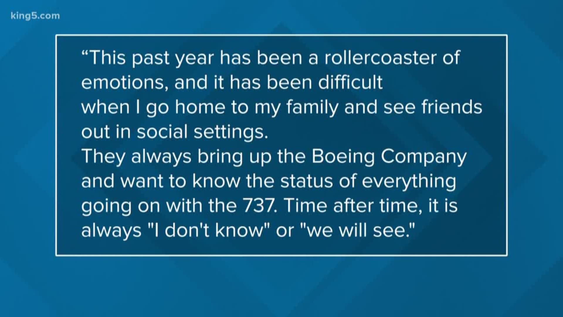 One employee wrote an OpEd into KING 5 about the culture at Boeing.