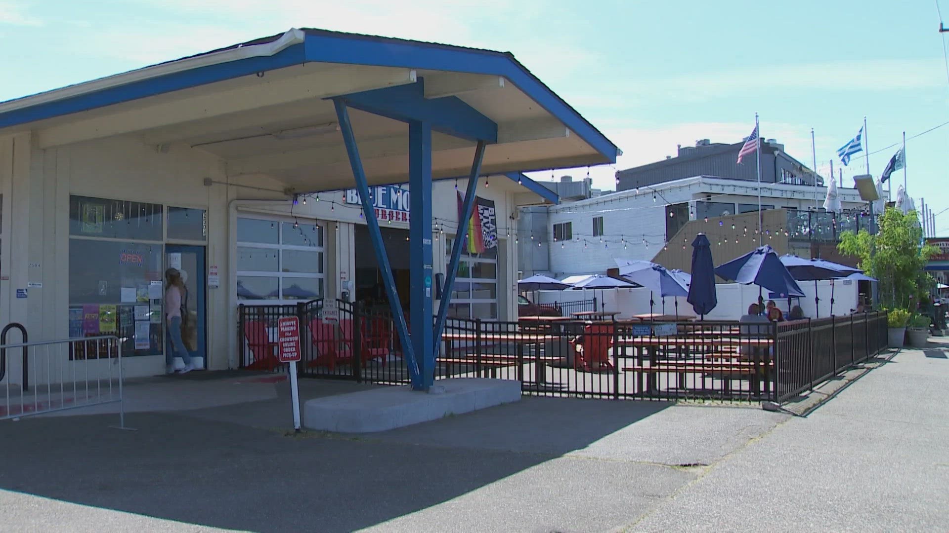 The manager of Blue Moon Burgers near Alki Beach is relieved to see the park's hours will be shortened, saying trouble often comes after 9 p.m.