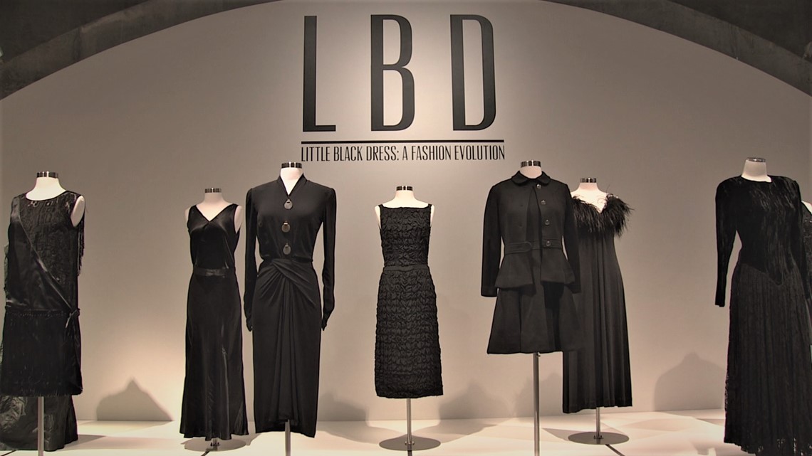 Dozens of historic little black dresses are on display in Tacoma