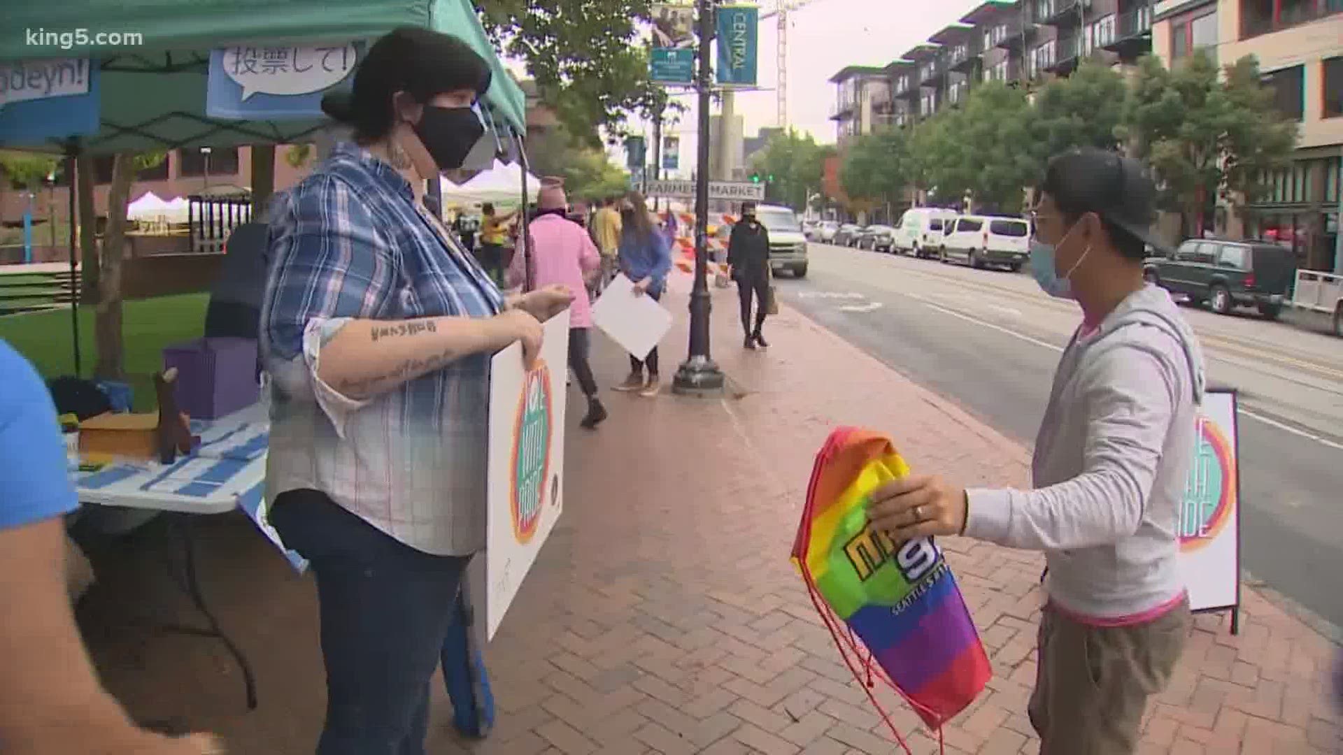 Seattle Pride is holding a voter registration event to encourage LGBTQIA+ and Black, Brown and Indigenous communities to register before the upcoming election.