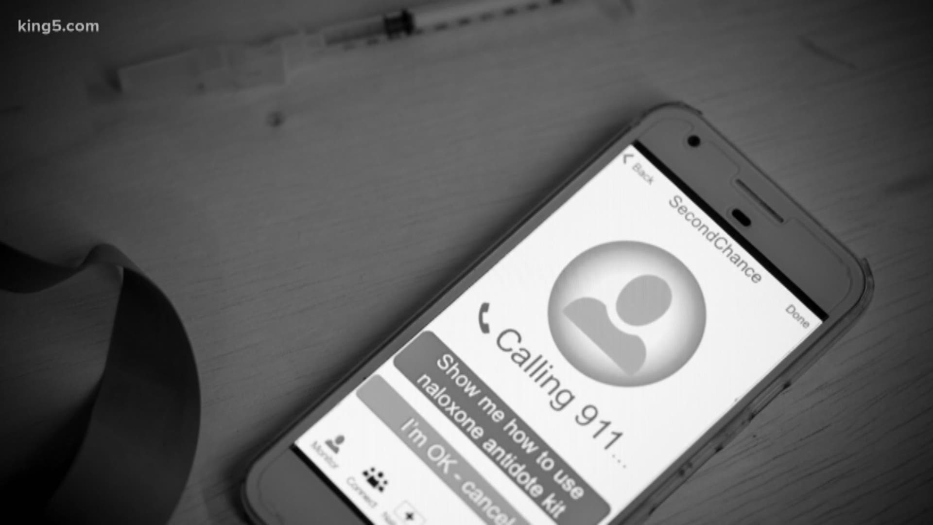 Researchers at the University of Washington developed an experimental mobile app called “Second Chance” that uses sonar to monitor a person’s breathing and sense when an opioid overdose occurs.