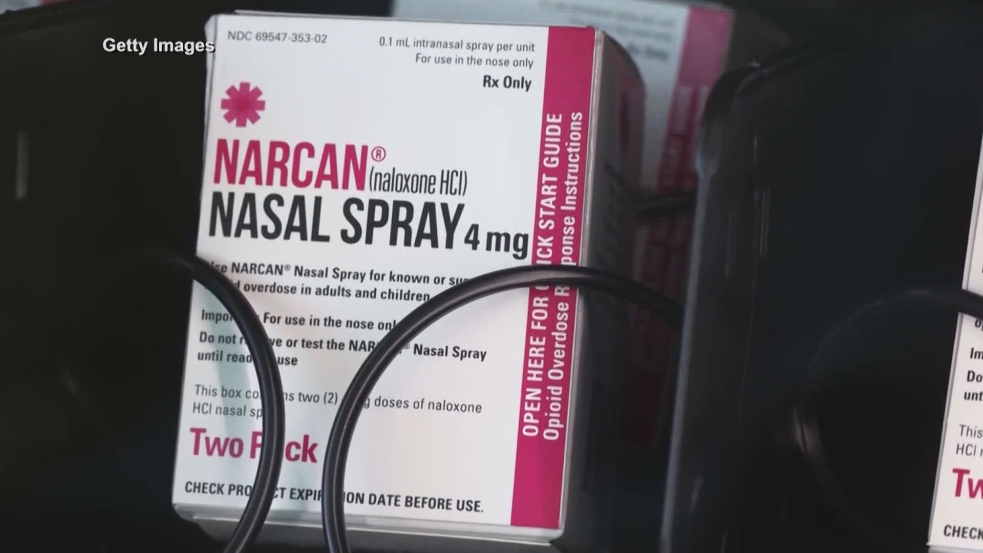Narcan's availability at retail stores follows approval for over-the-counter use by the U.S. Food and Drug Administration.