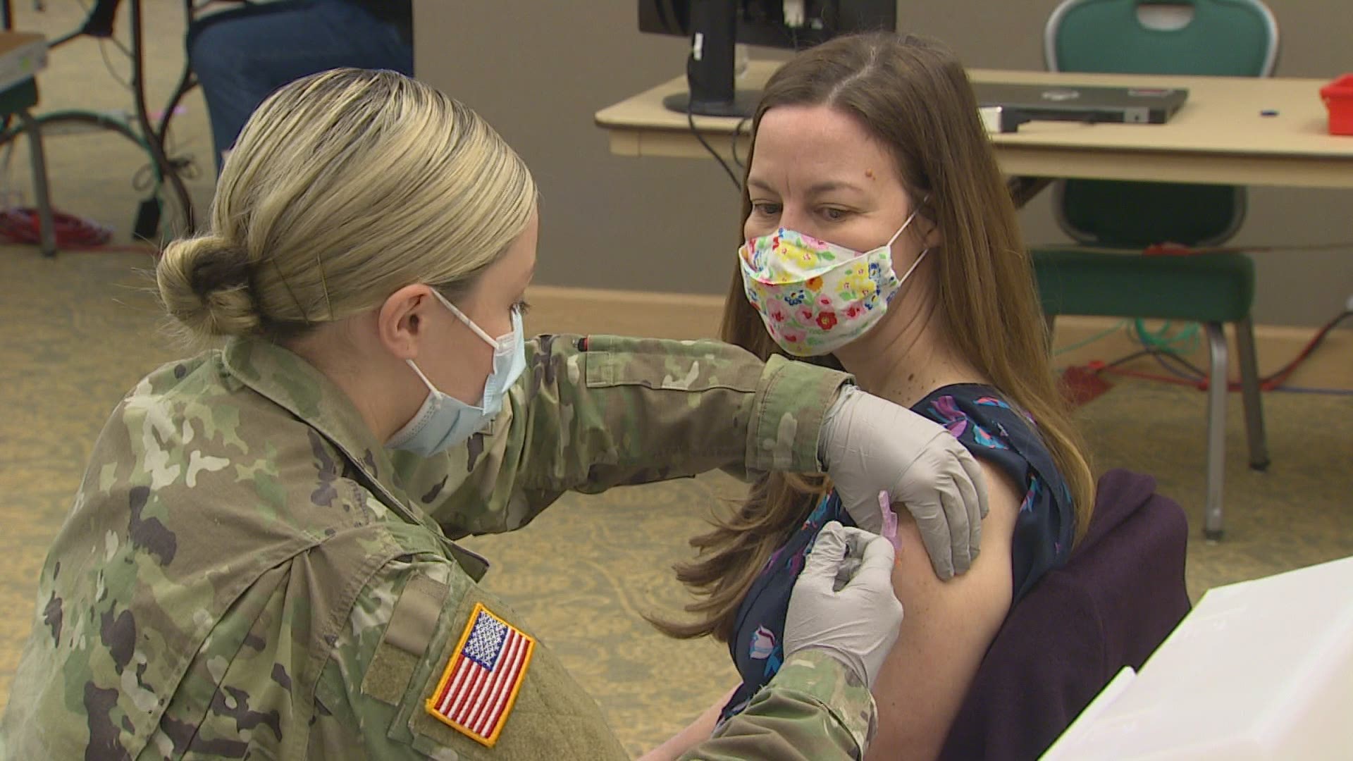 Governor Inslee says that those who received their vaccine through the military are not eligible for the state's first lottery drawing. He wants that to change.