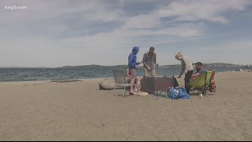 Fire Pits Replaced At Alki Beach Ahead Of Summer King5 Com