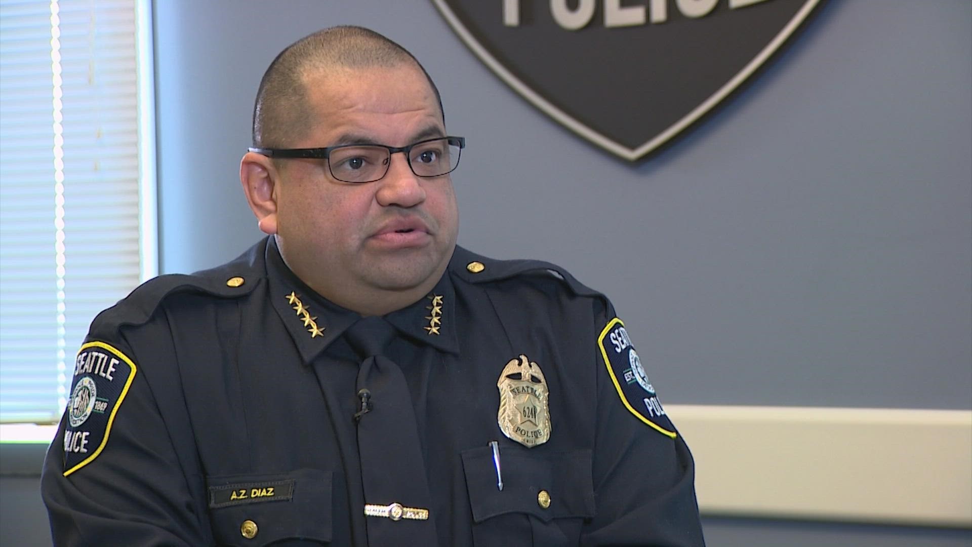 Extended interview: Seattle police chief on 2022 crime report | king5.com