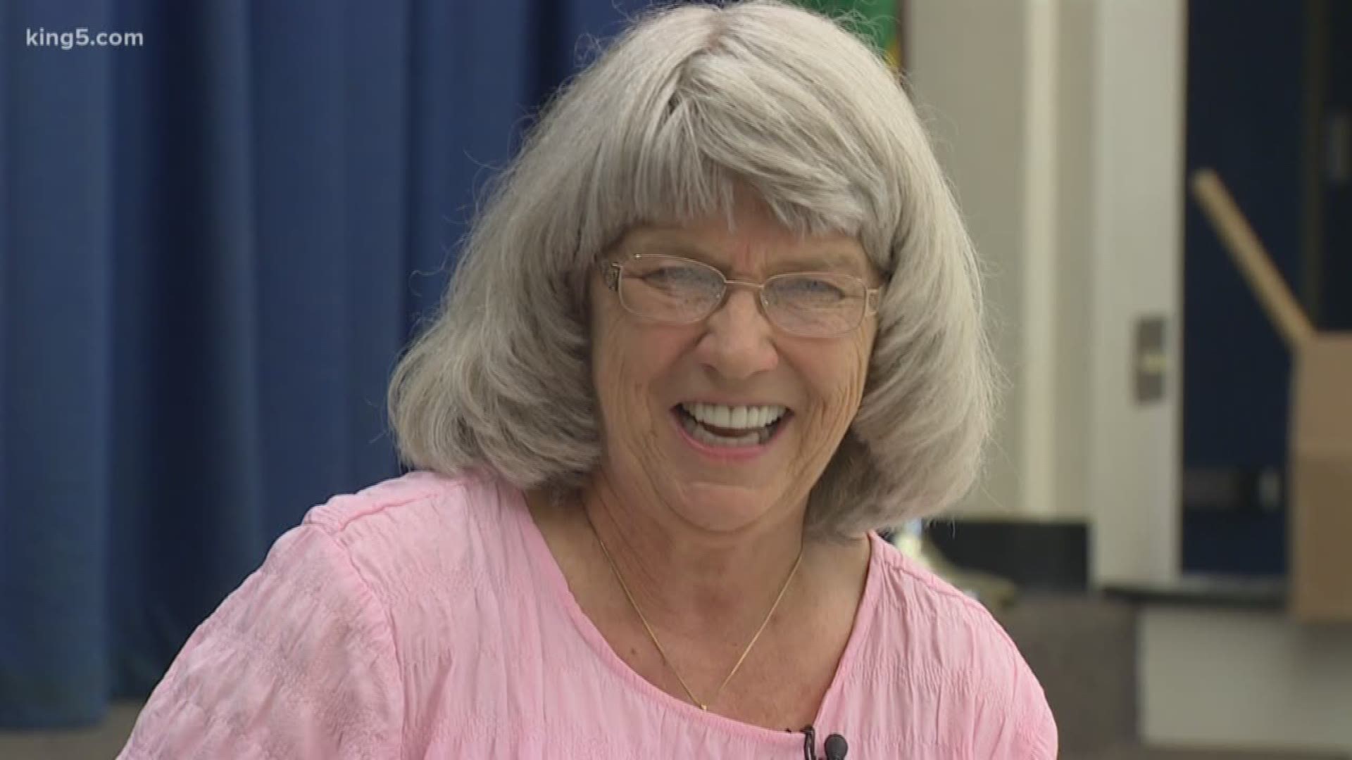 Tacoma teacher Lin Riggio is retiring from kindergarten after 48 years of teaching. KING 5's Drew Mikkelsen reports.