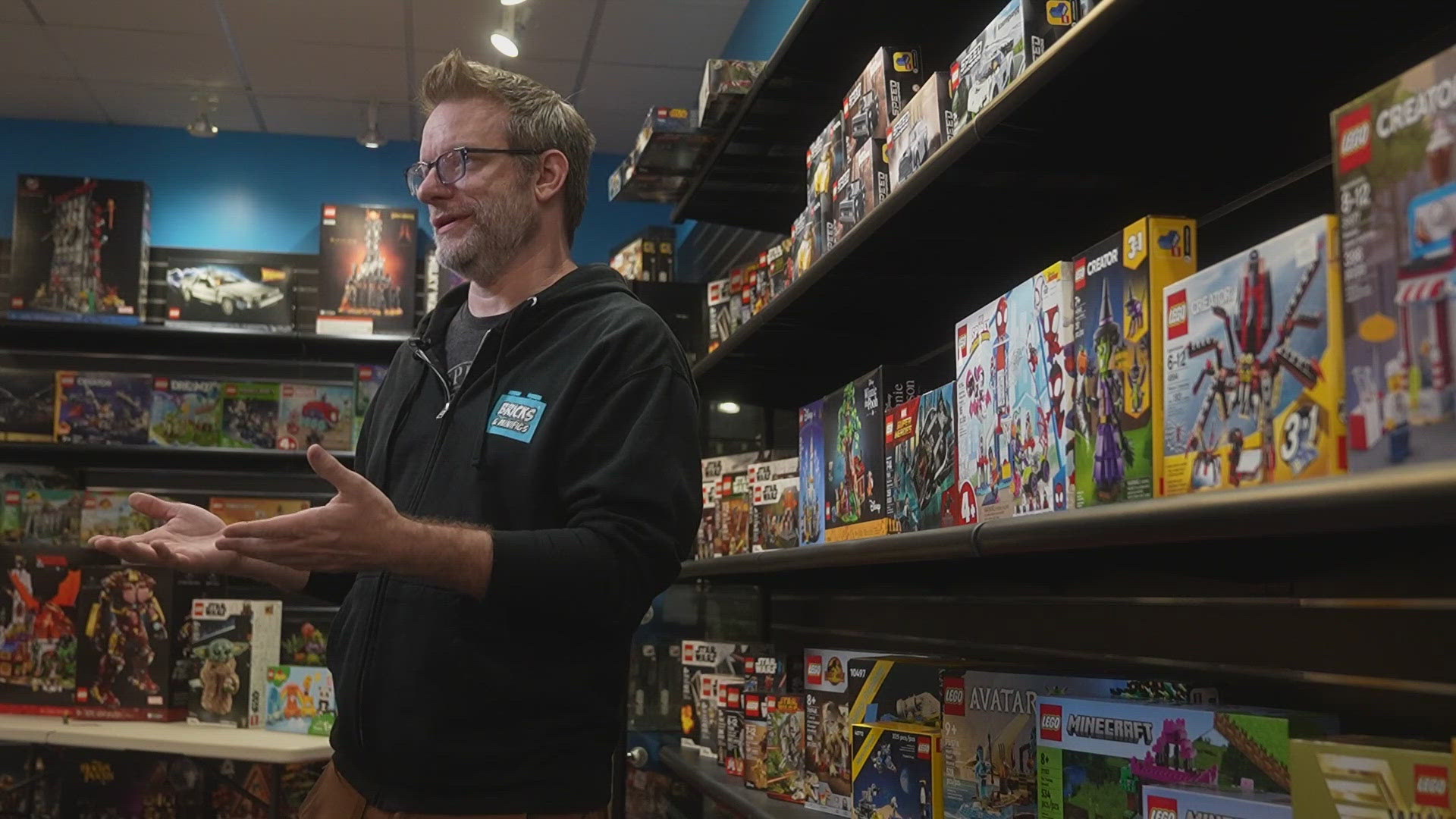 The owner of Bricks & Minifigs says security is top of mind as he prepares to open in August.