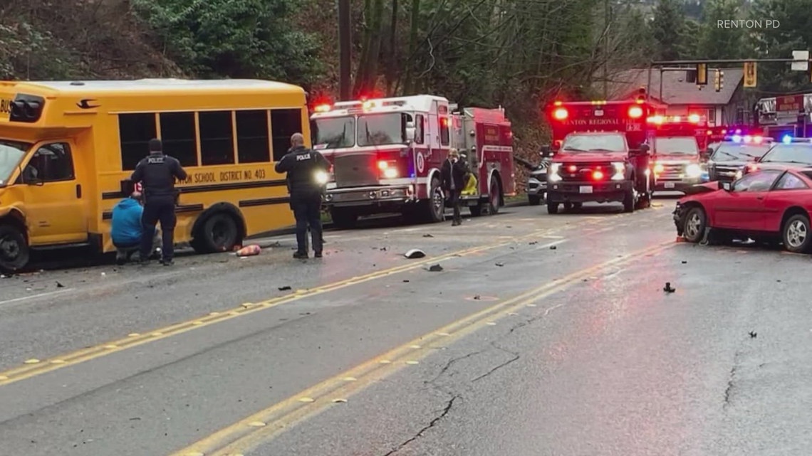 Man charged in deadly school bus crash | king5.com