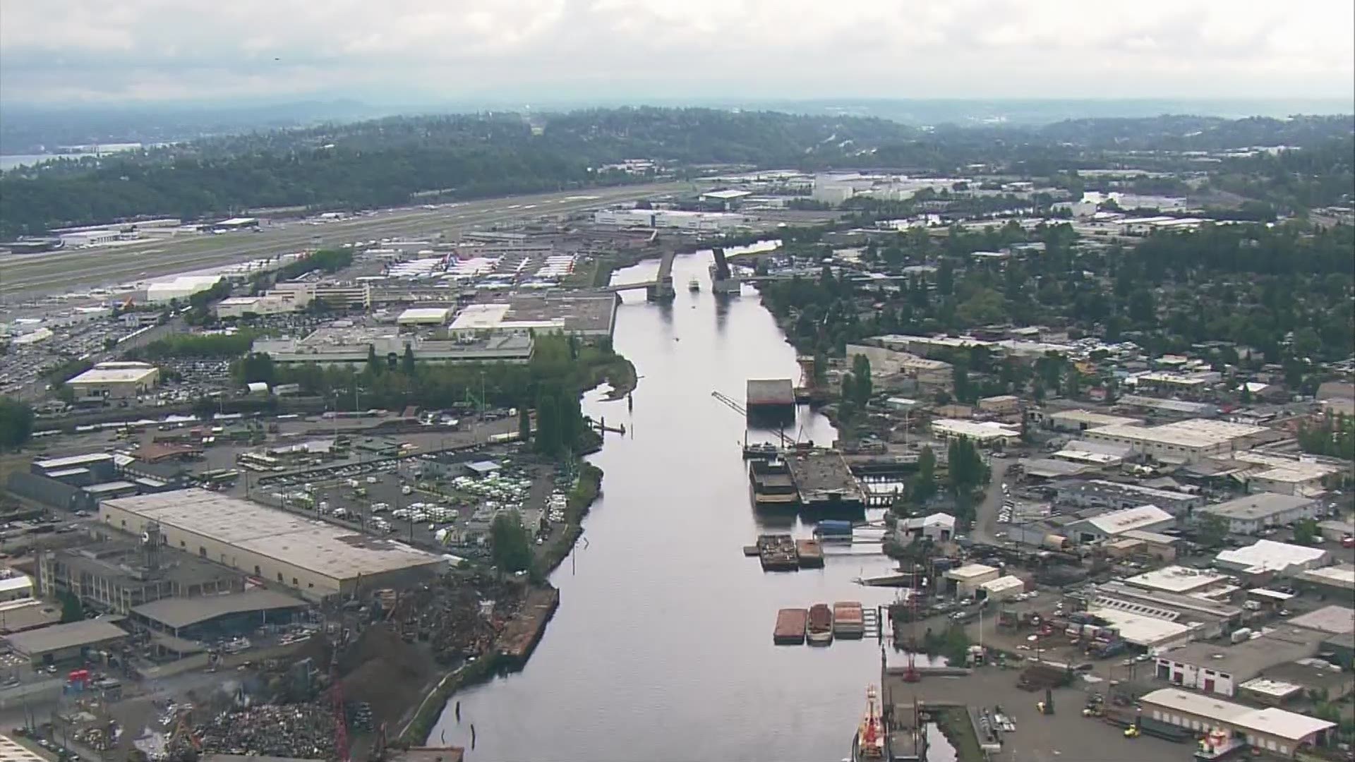 The public is asked to refrain from water activities on the Duwamish River as crews work to clean up a 320,000 gallon sewage spill.