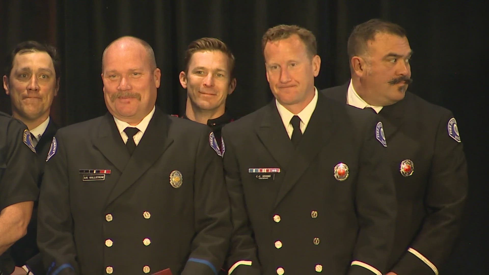 Dozens of firefighters, first responders and civilians were honored at the annual awards ceremony on April 18.