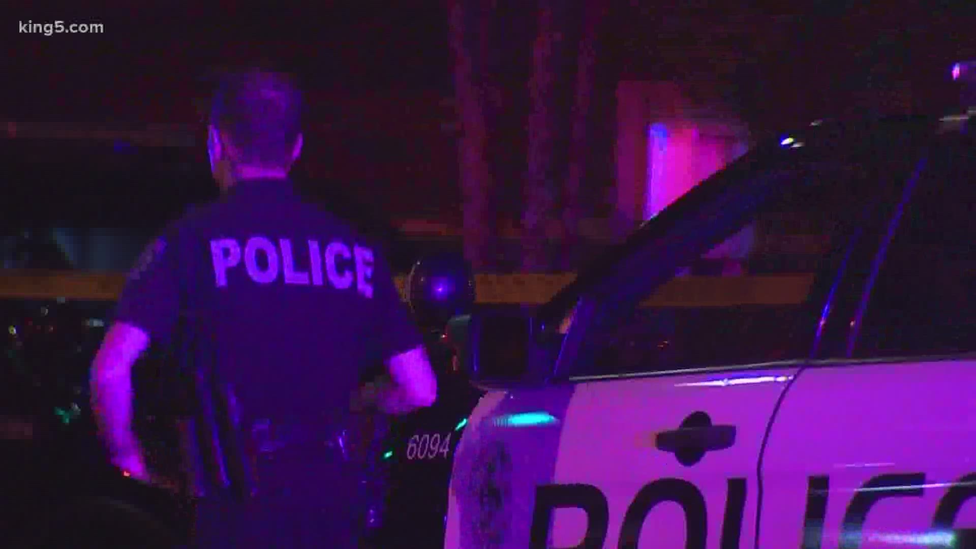 Federal Way police are looking for the person who shot and killed a man just outside the Westway Community Center in Federal Way Monday night.