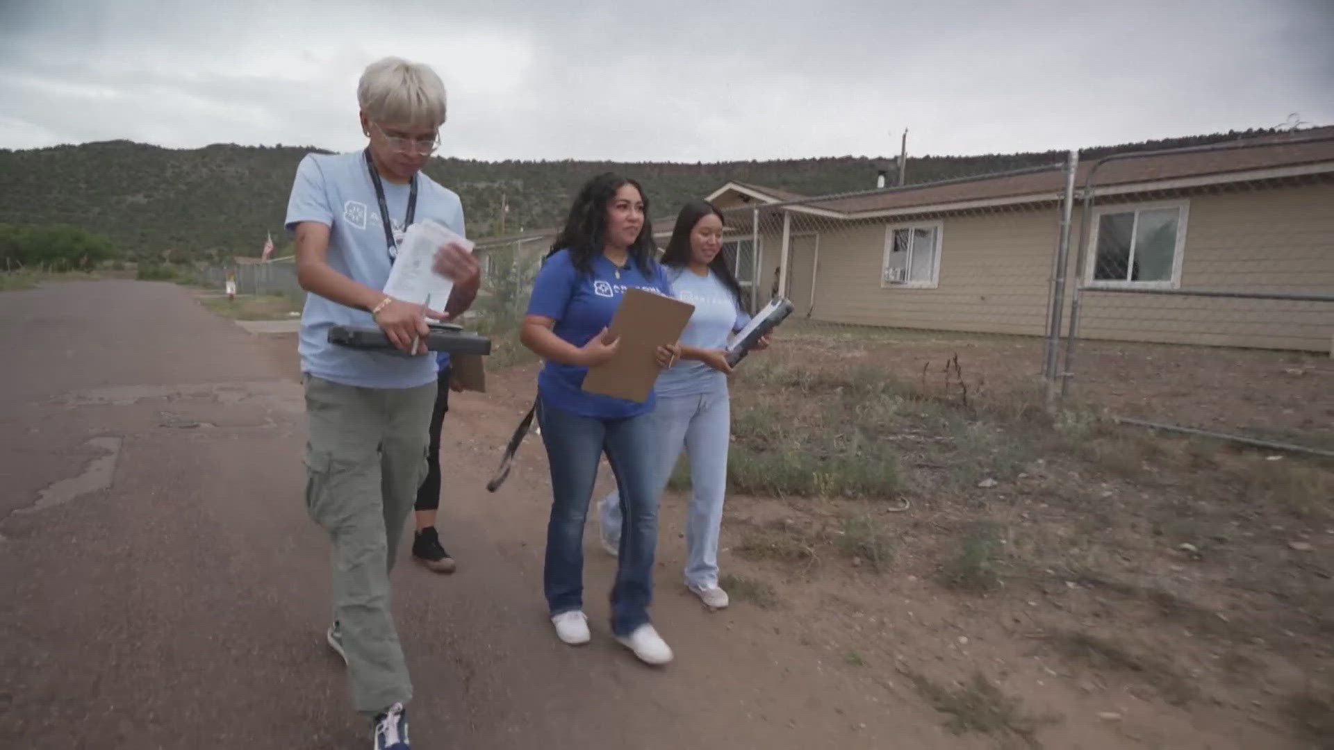 Native American volunteers are reaching out to their neighbors in the battleground state of Arizona to ensure their voices are heard in the presidential election