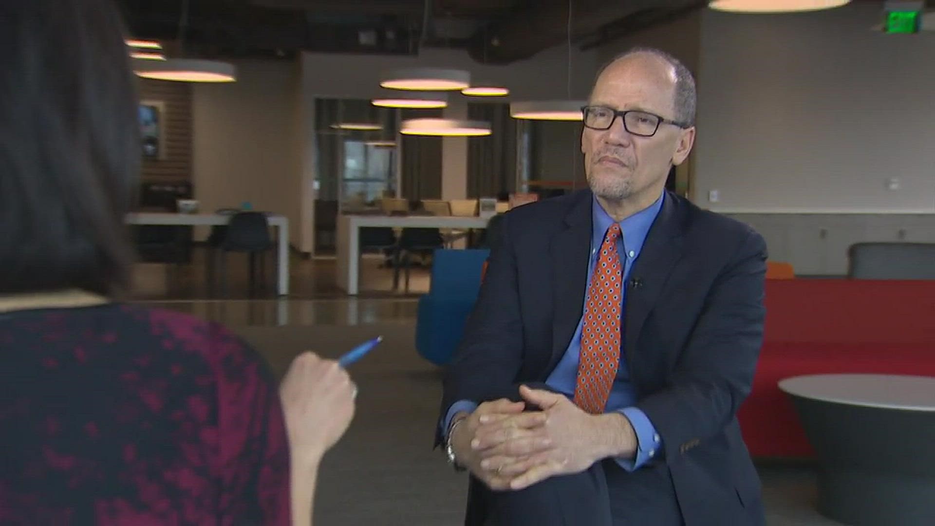 Democratic National Committee Chairman Tom Perez talks about steps to prepare for the 2020 election.