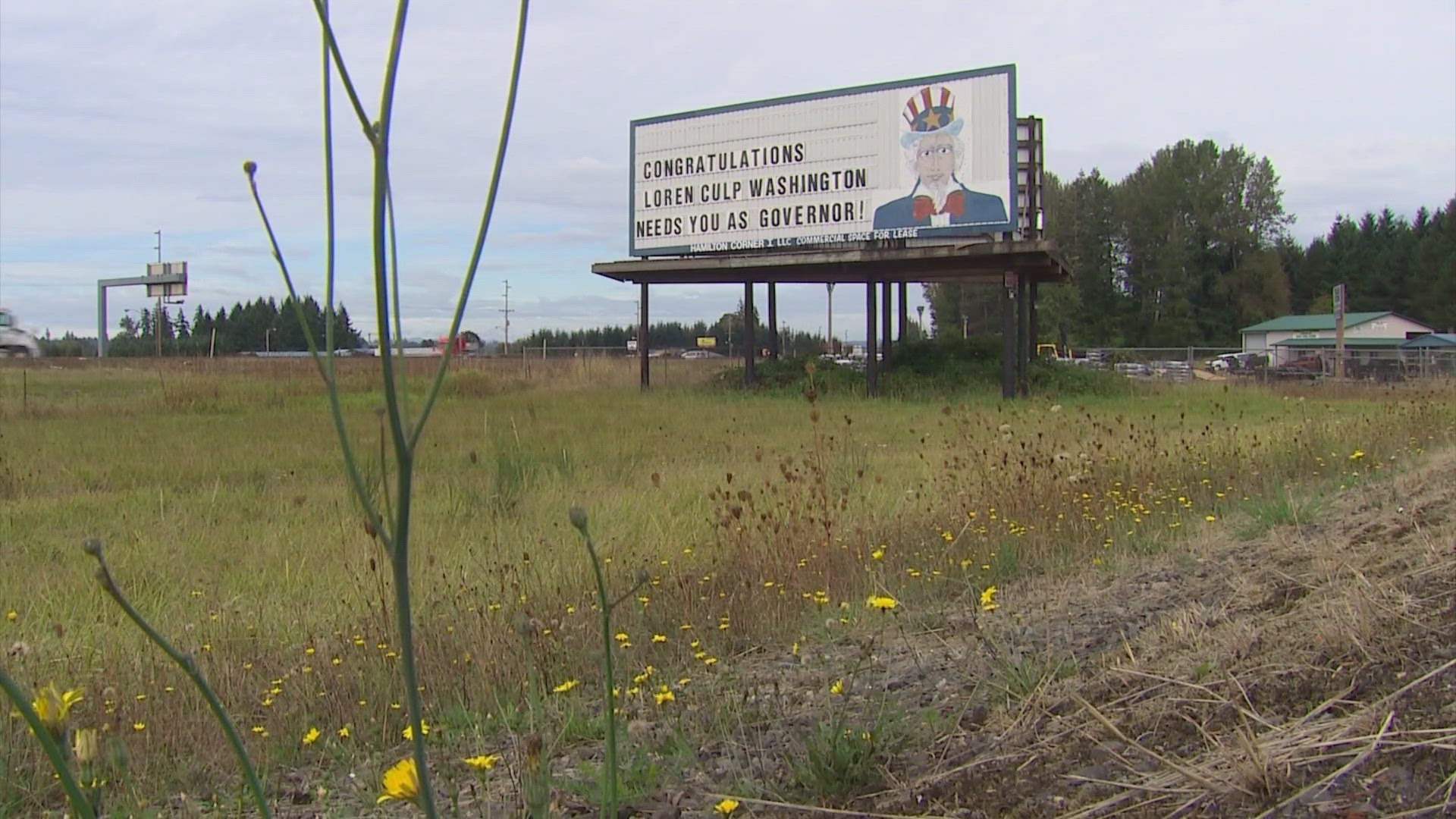 The Chehalis Tribe purchased the signage for $2.5 million. 
