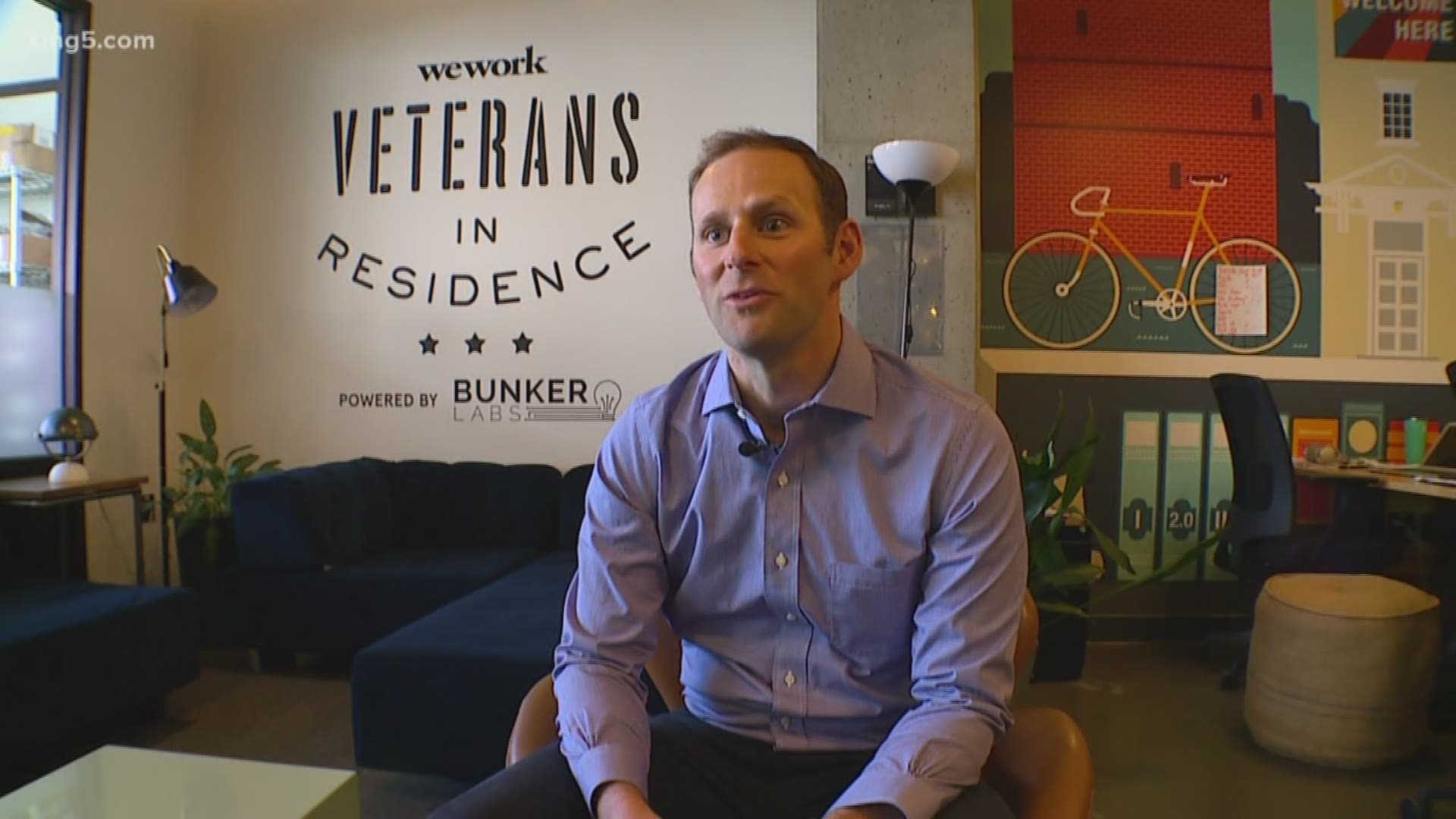 When they leave the military, many veterans try to start their own businesses. It's a big change, transitioning from active duty, to entrepreneur. A non-profit is helping them take-off, and there are some interesting startups right in our own backyard.
KING 5's Ted Land has the story.