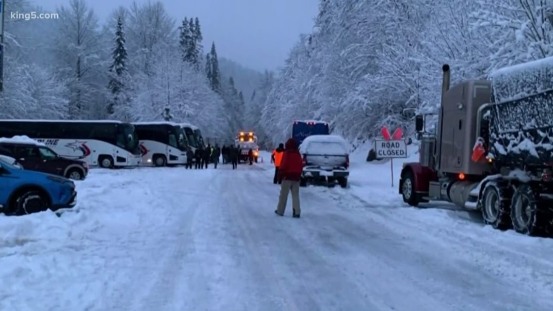 US 2 near Stevens Pass closed until at least Tuesday