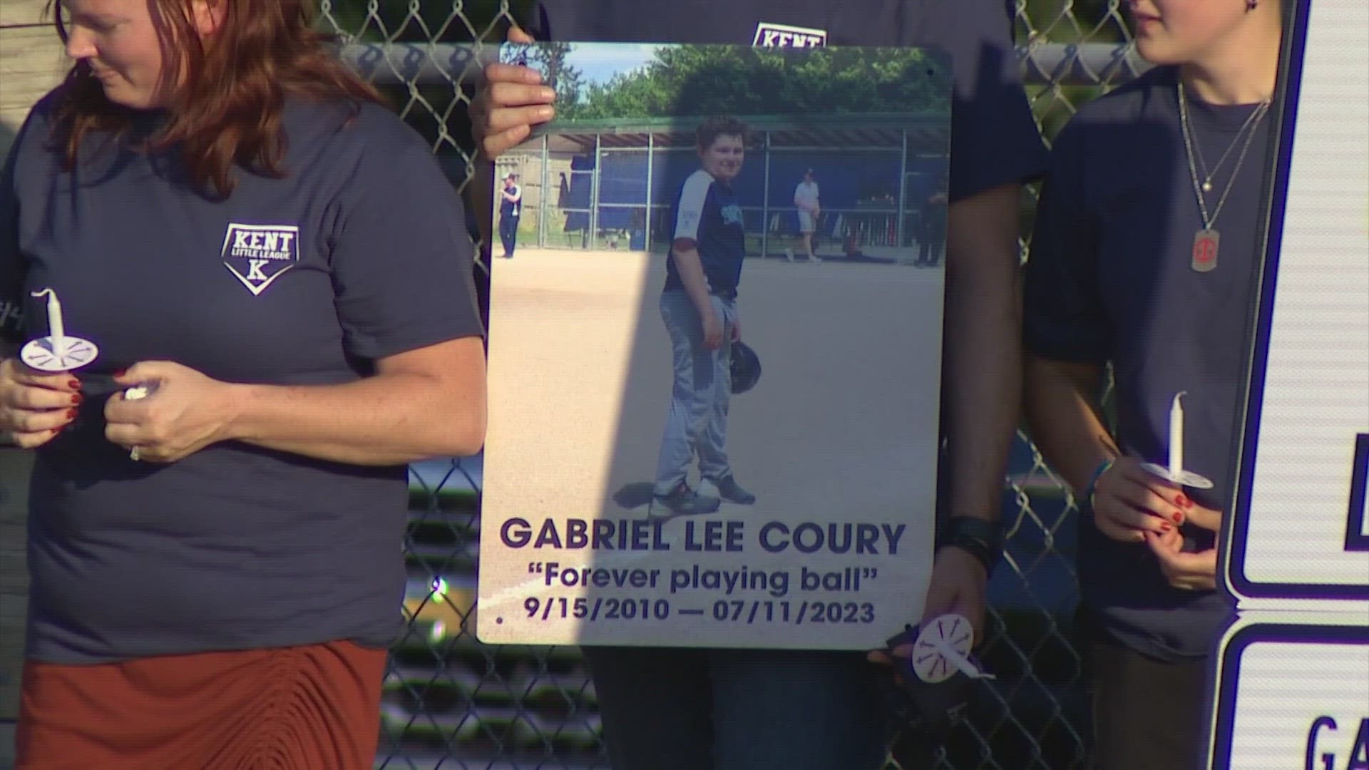 Gabriel Coury, 12, died on July 11. He was riding a scooter when he was hit by a car near his home.