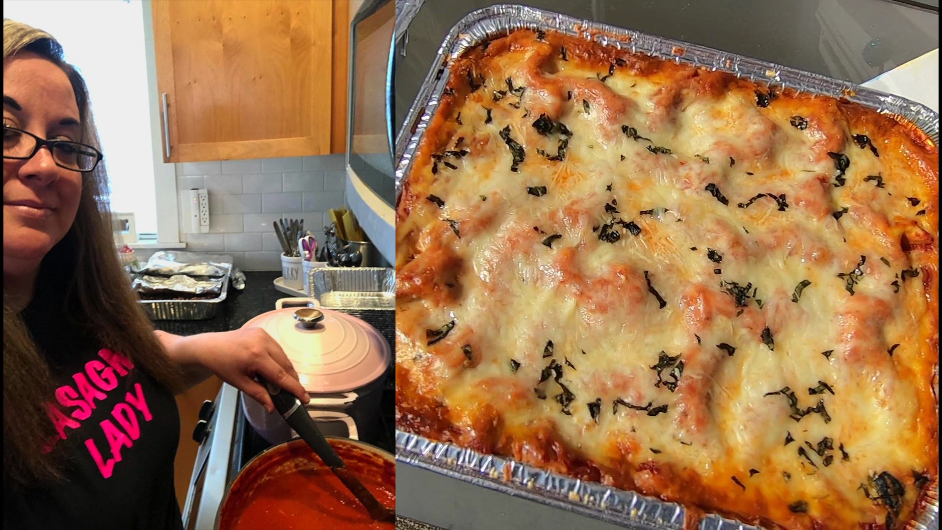 The Lasagna Lady has baked hundreds of dishes for neighbors