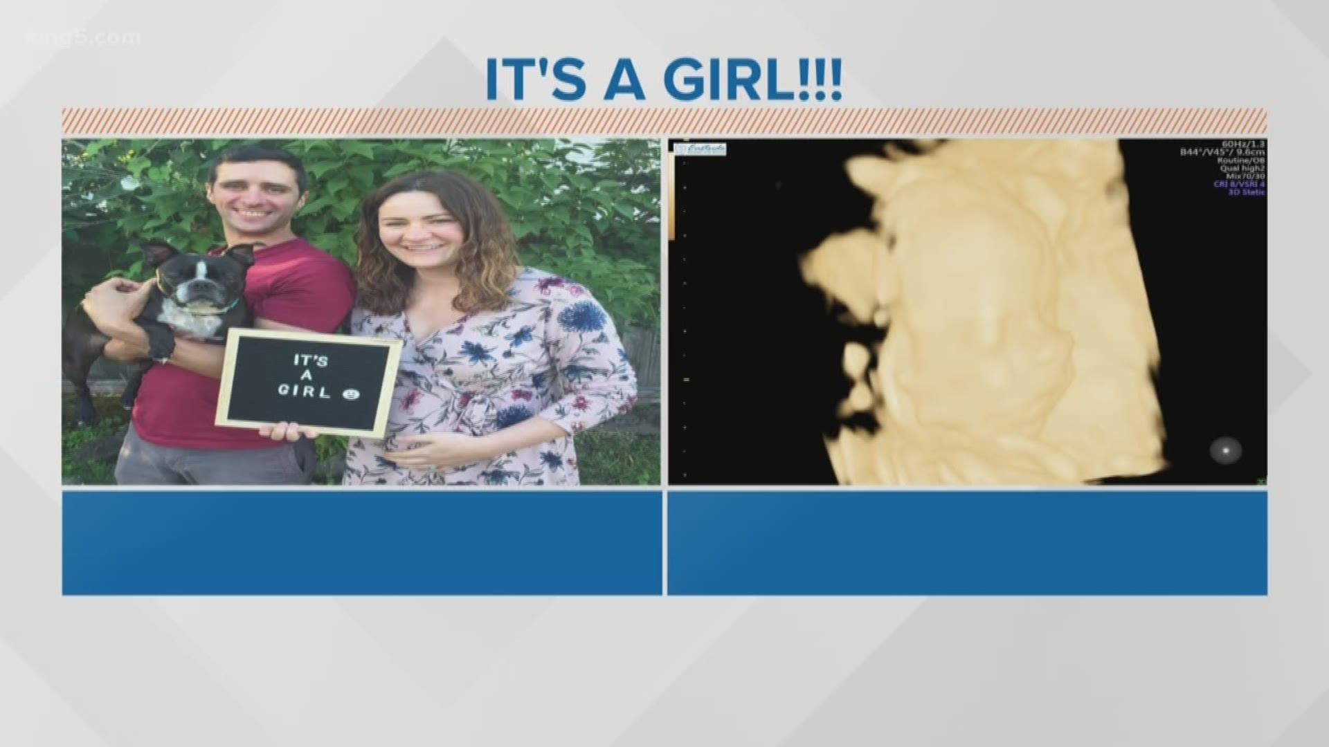 KING 5 Meteorologist Ben Dery announces he and his wife will welcome a baby girl to their family.