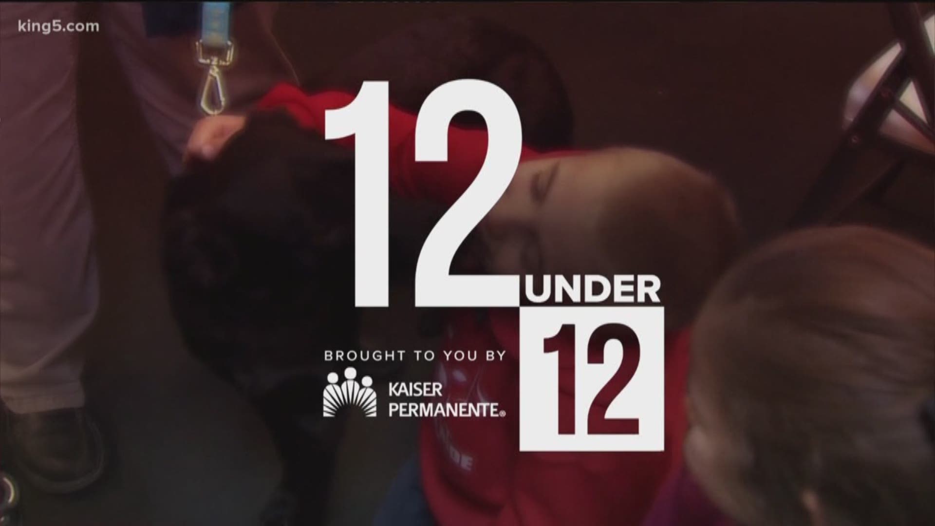 Sponsored by Kaiser Permanente. In this 30 minute special, KING 5 Evening's Kim Holcomb introduces us to the winners of the first "12 Under 12" contest on Evening. Meet a dozen kids who inspire, amaze and uplift their communities.
