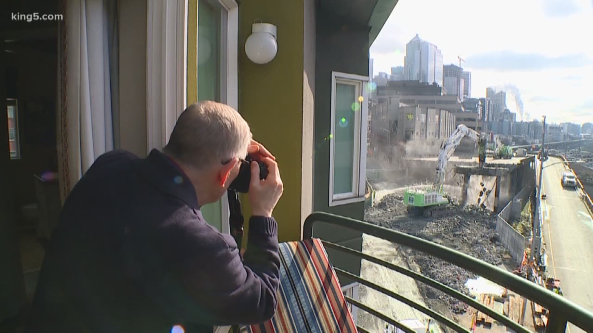 Neighborhoods already look and sound very different without the double-decker roadway and all its traffic. KING 5's Ted Land has more from Belltown, where some people are amazed by how quickly the viaduct is coming down.