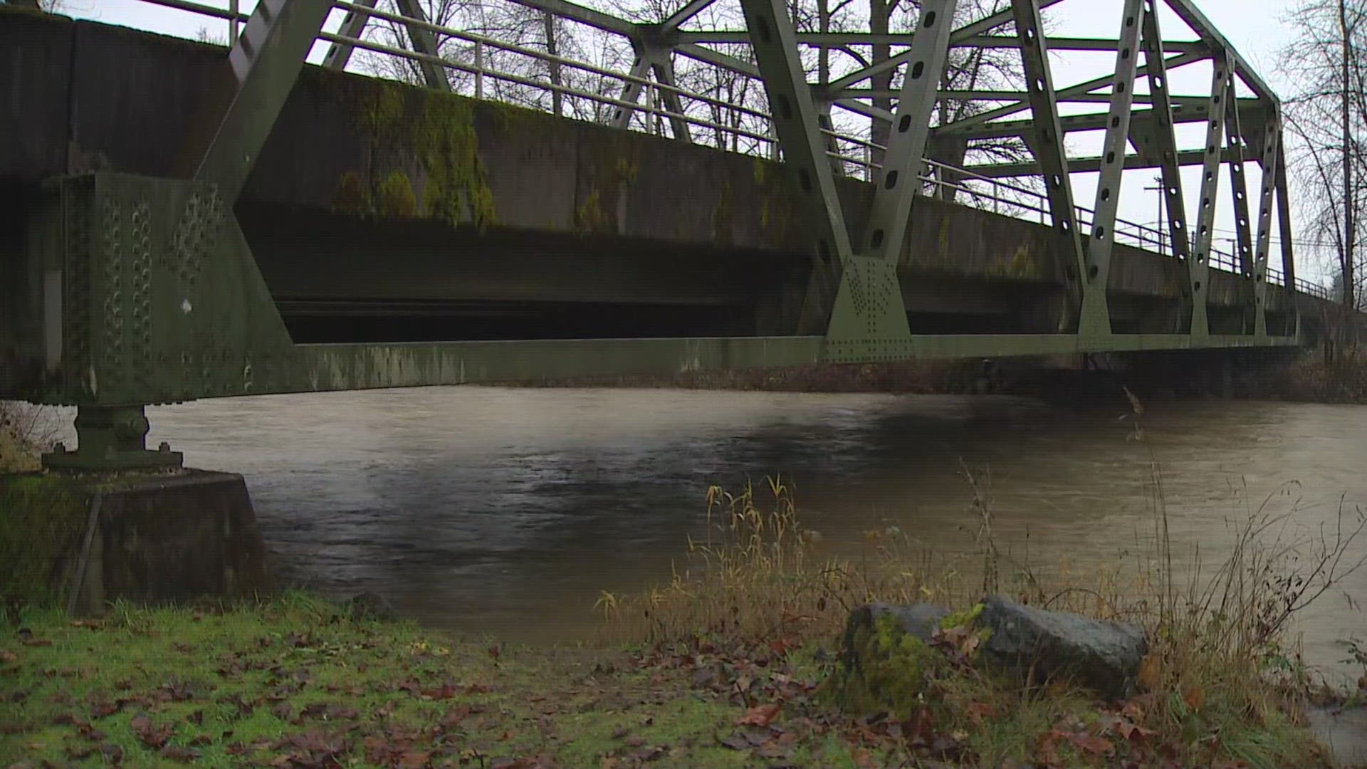 Parts of Tolt River Rd. NE in Carnation are expected to be closed later today as the river swells from heavy rainfall