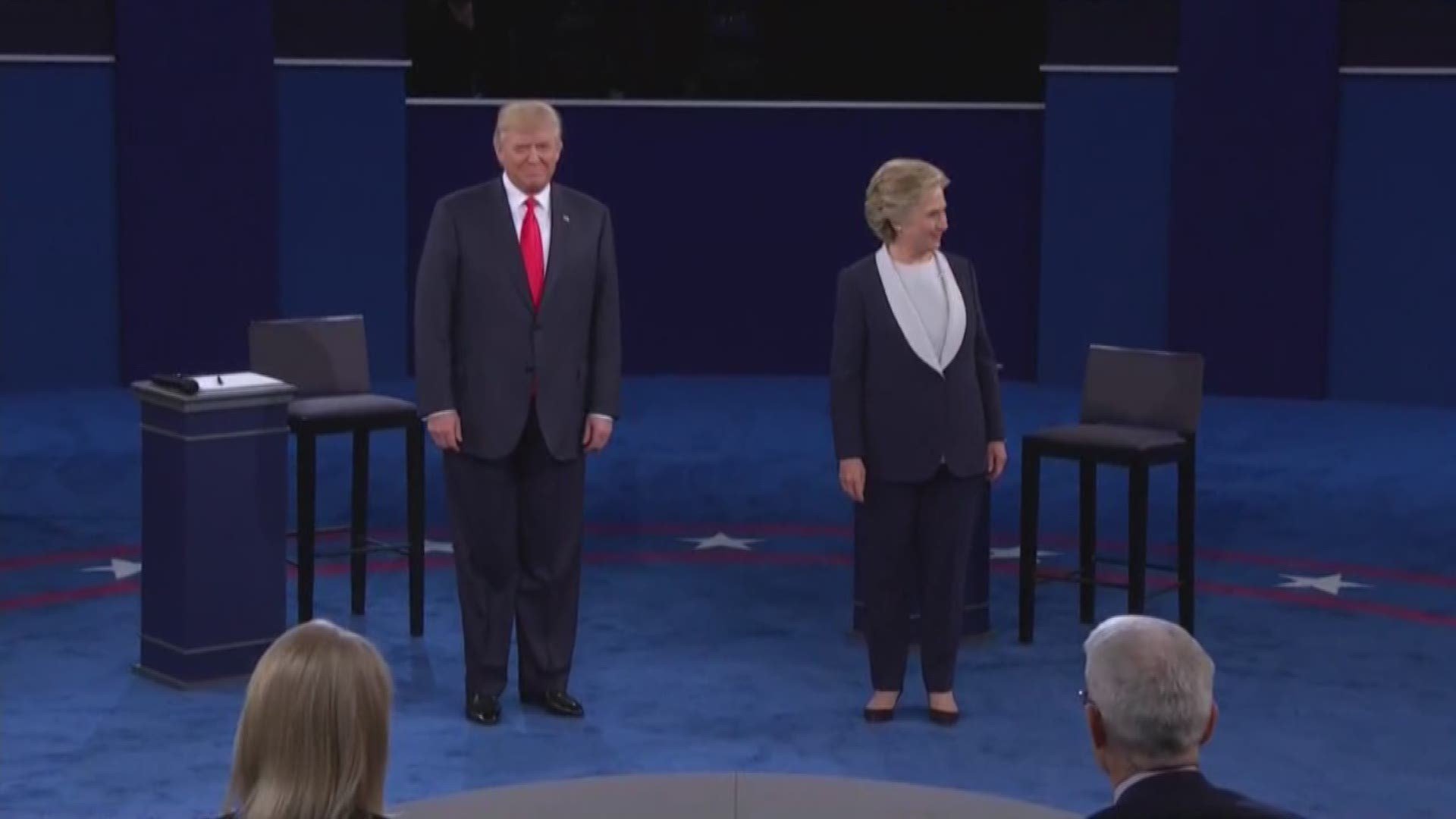 Clinton, Trump heatedly clash during second presidential debate | king5.com