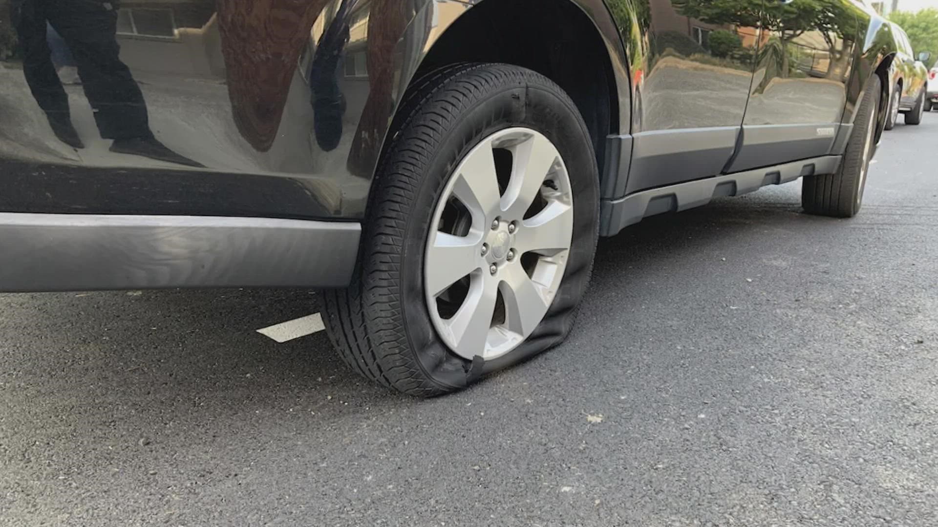 Two drivers got into a windows-down, verbal altercation over merging while driving on a West Seattle roadway Tuesday afternoon.