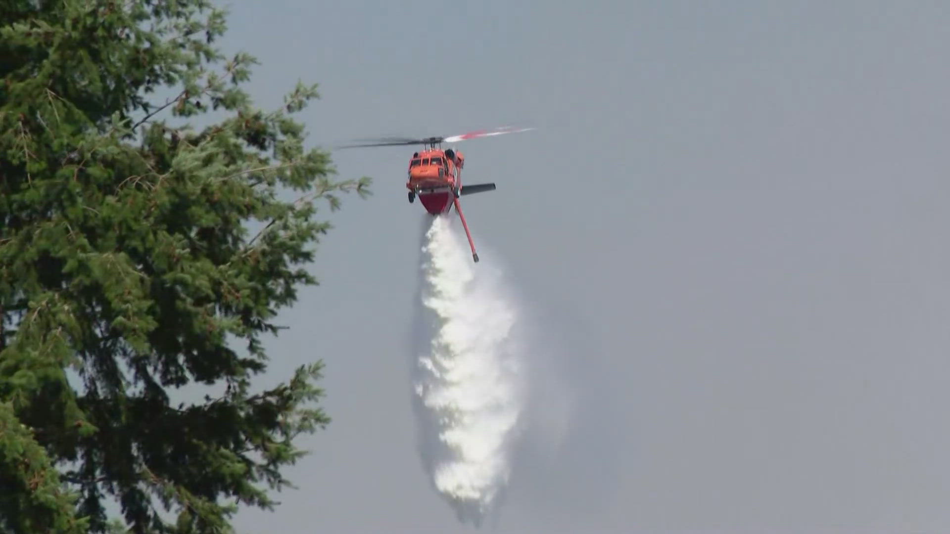 Evacuation notice issued for large brush fire in Thurston County ...