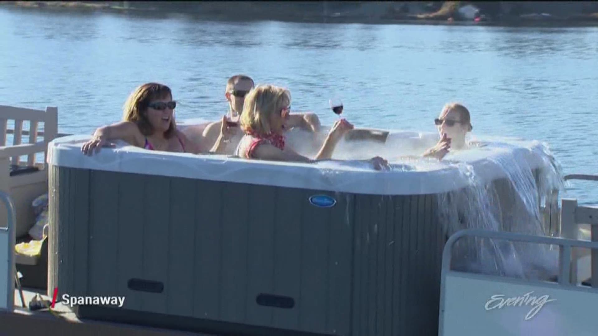 One-of-a-kind craft makes a pontoon boat a party
