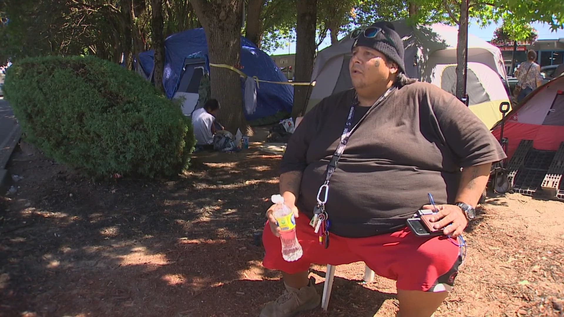 City leaders are attempting to balance mitigating public camping with giving people who need it places to rest when they have nowhere else to go.