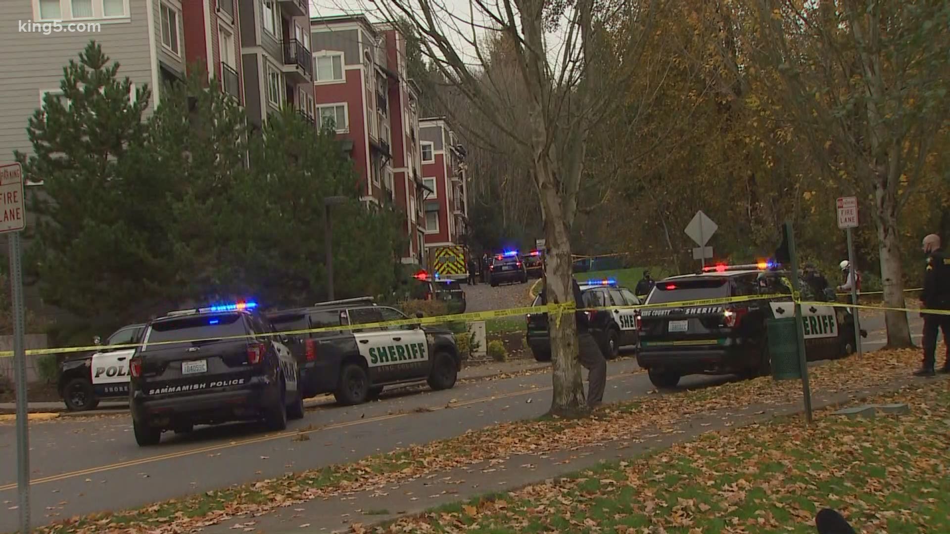 Two deputies were sent to the hospital following a shooting at Beaumont Apartments in Woodinville. The suspect was shot and killed.