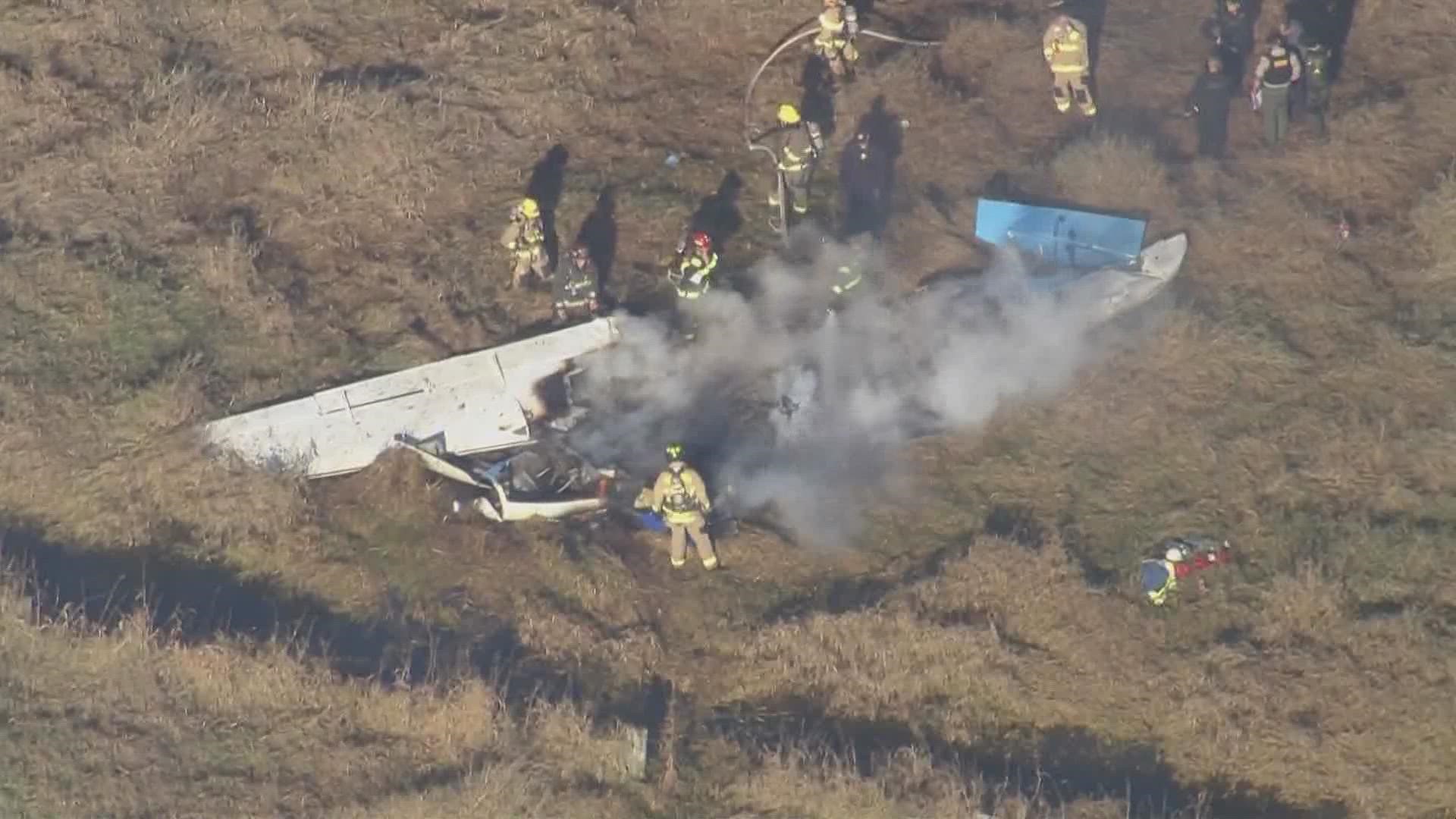 The plane was carrying four people, all of whom were killed in the crash on Nov. 18.